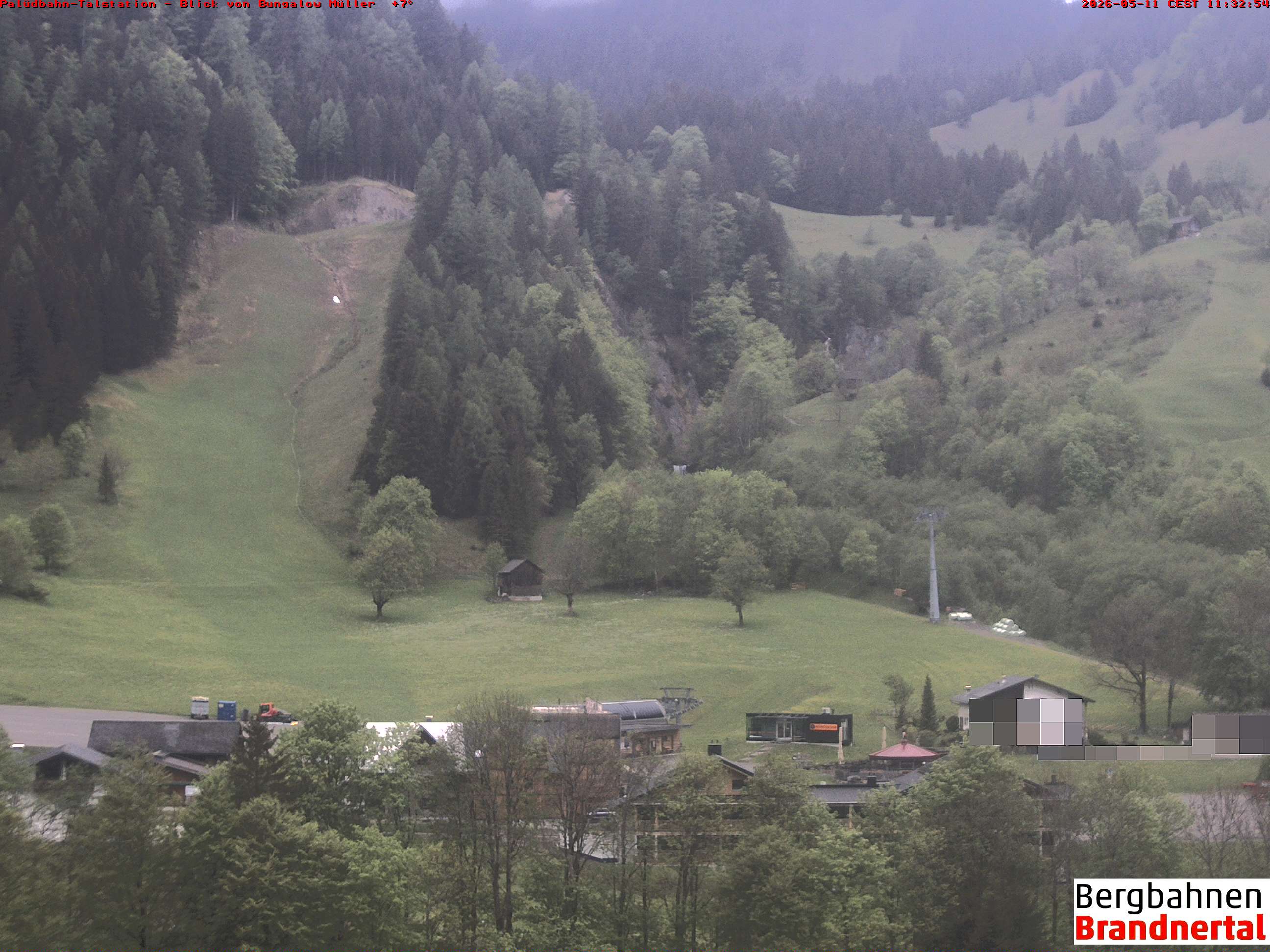 Blick auf Palüdbahn von Bungalow Müller