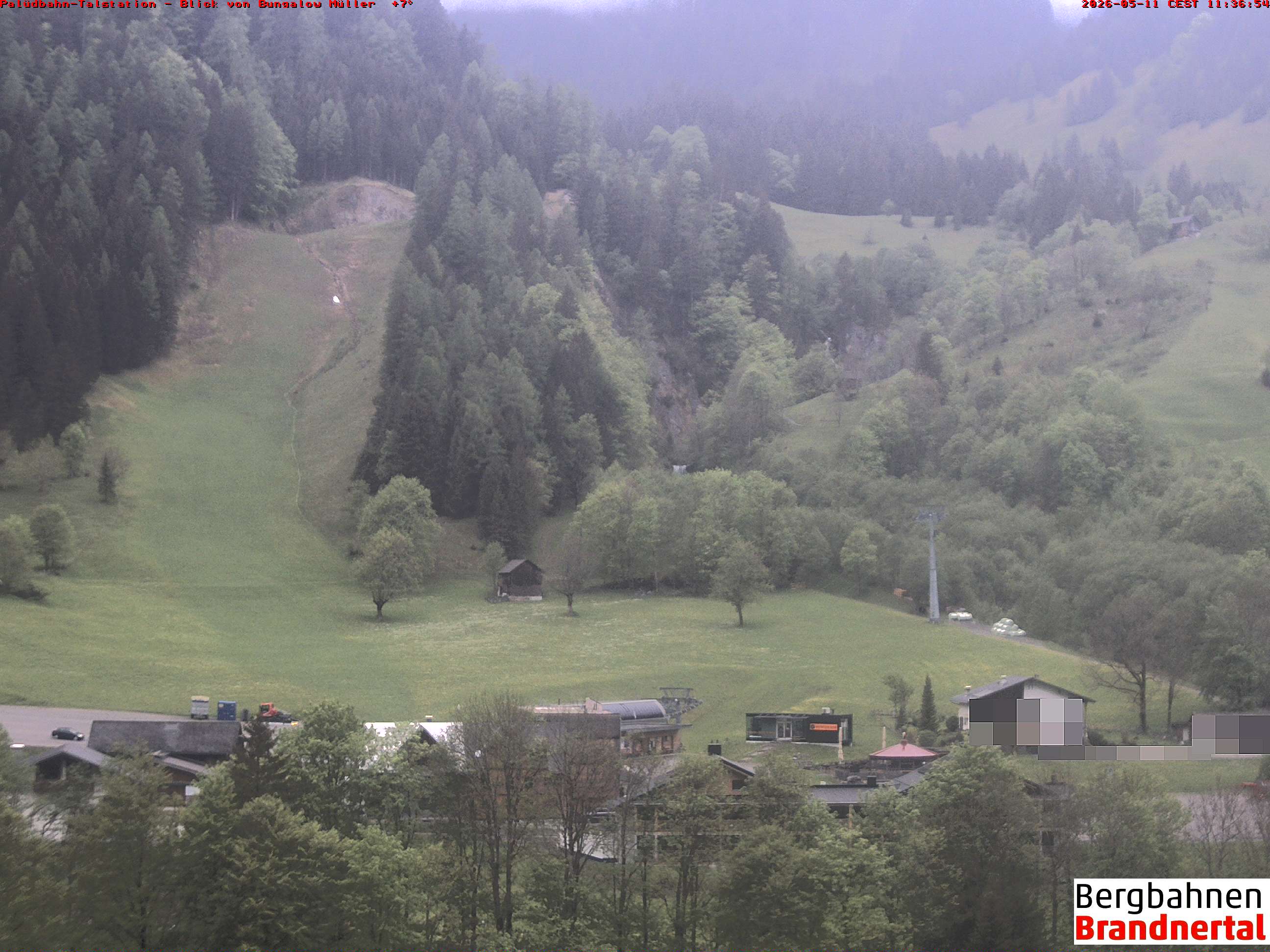 Blick auf Palüdbahn von Bungalow Müller