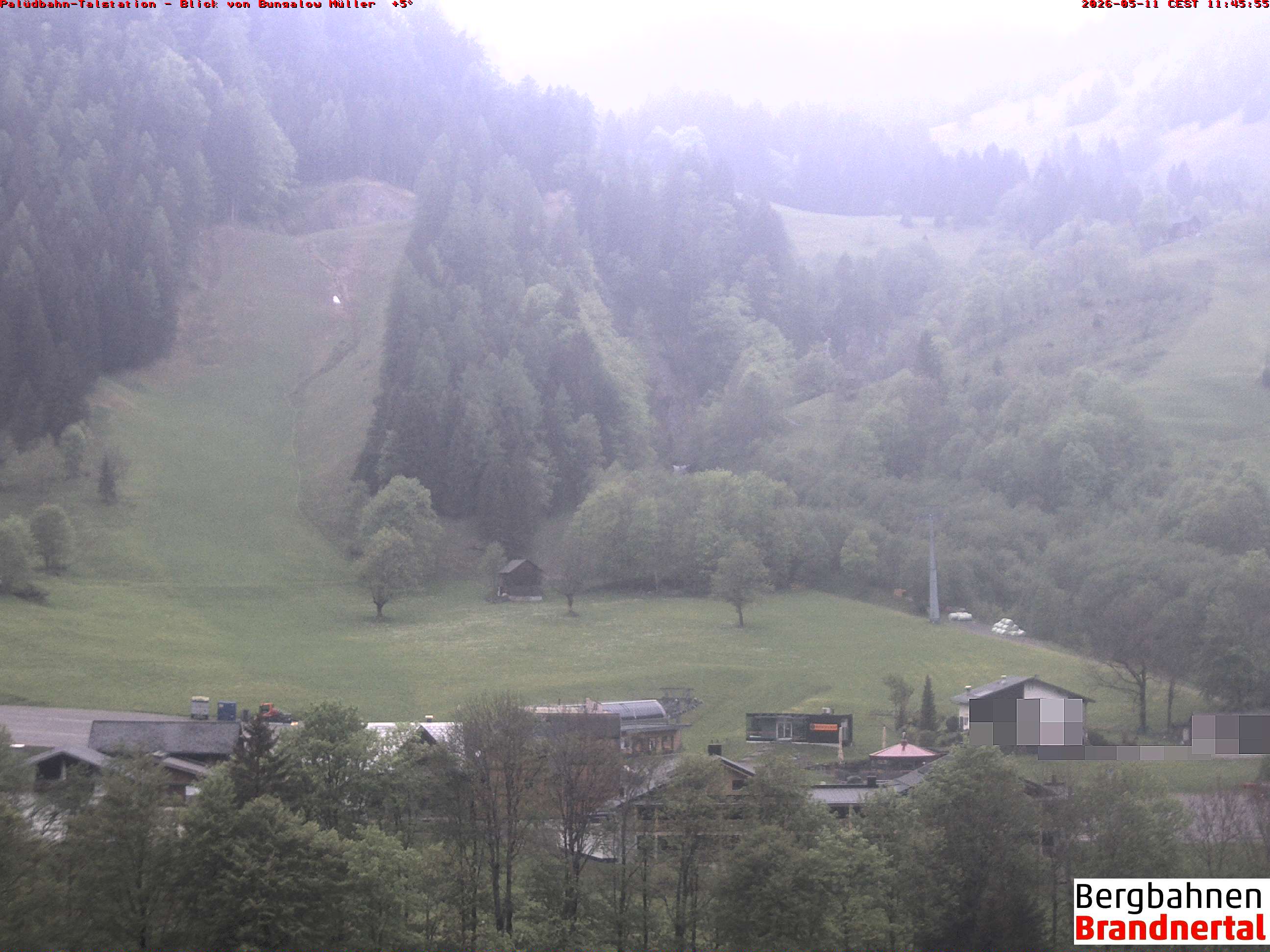 Blick auf Palüdbahn von Bungalow Müller
