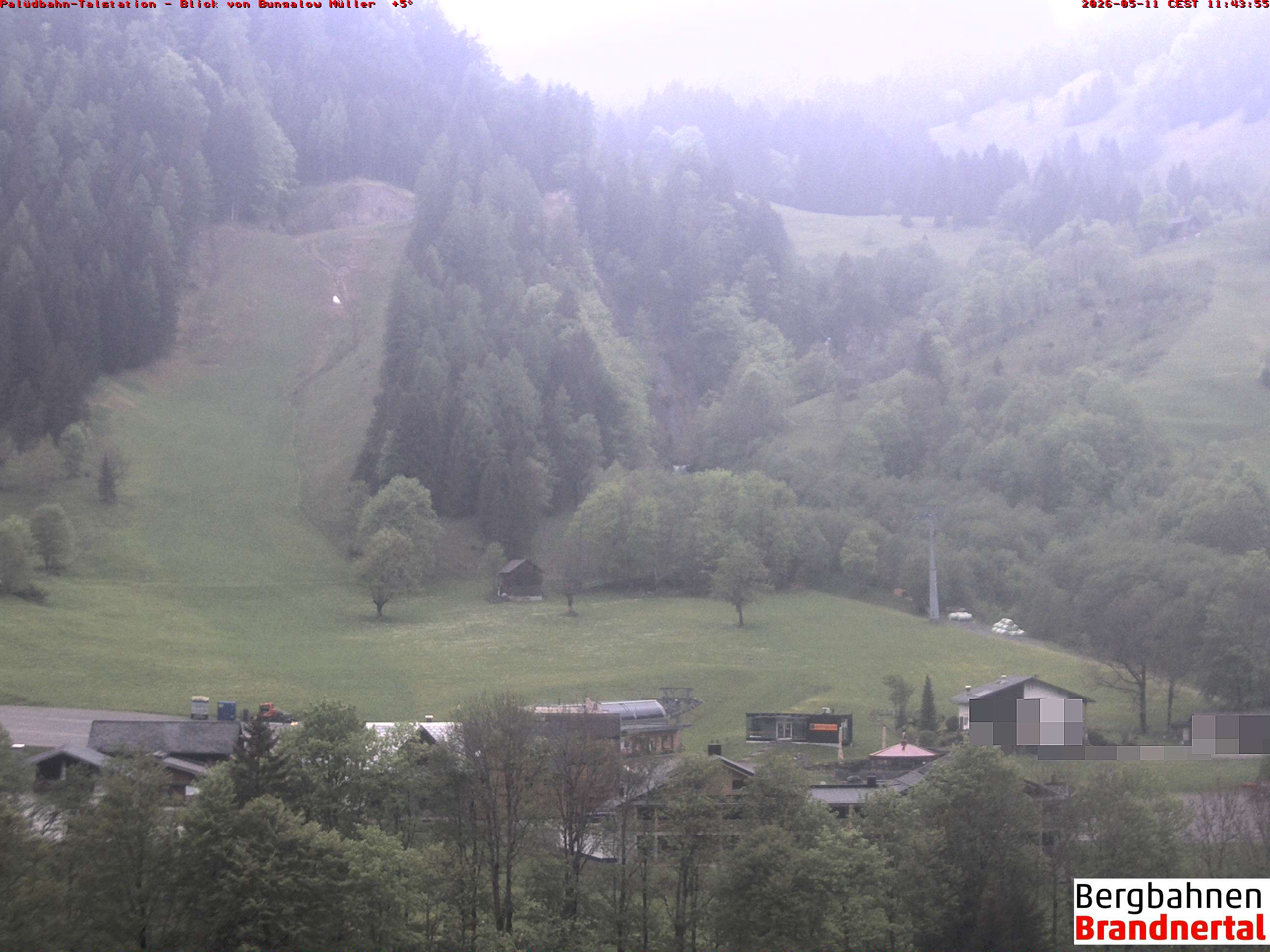 Blick auf Palüdbahn von Bungalow Müller