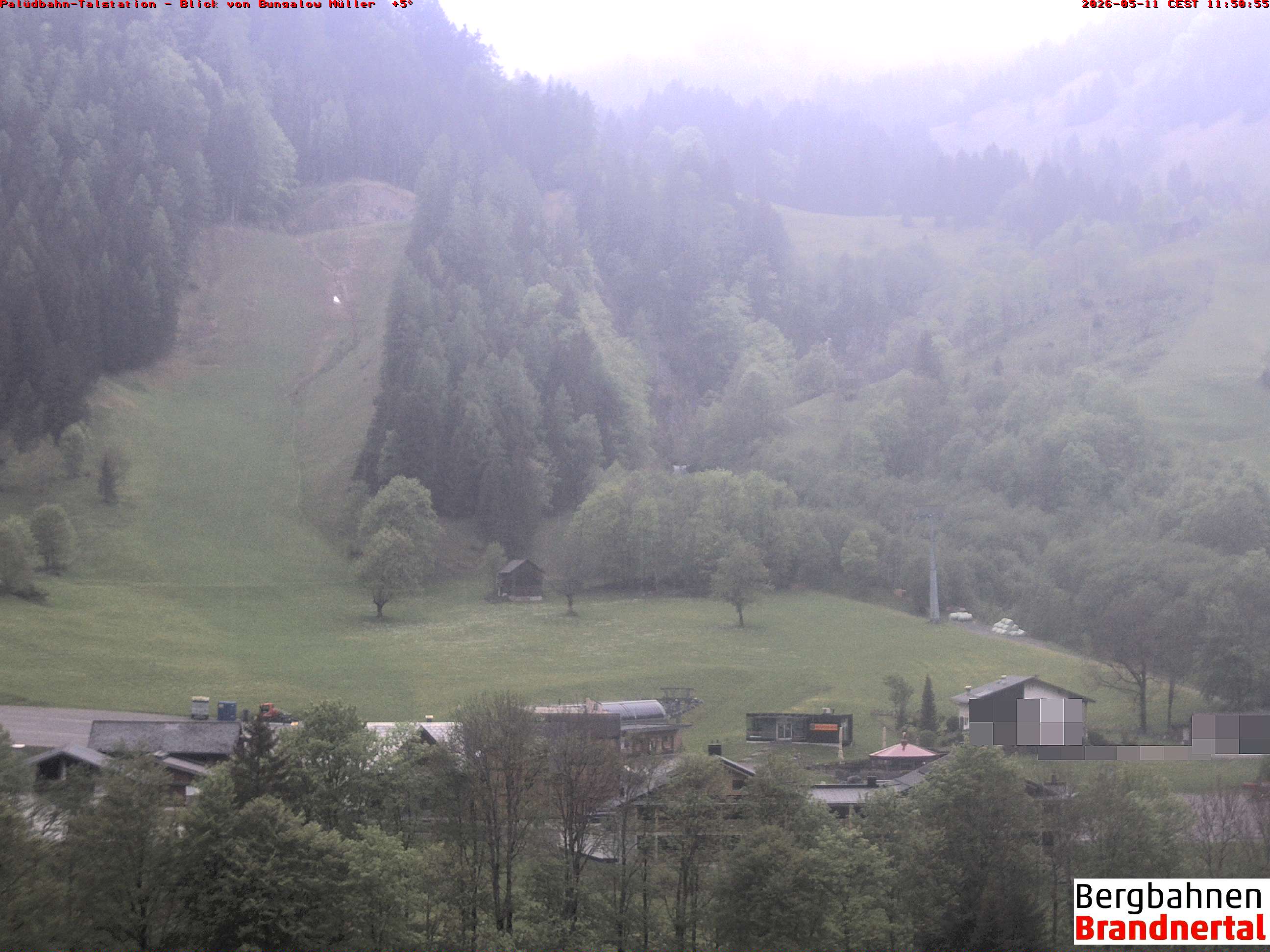Blick auf Palüdbahn von Bungalow Müller