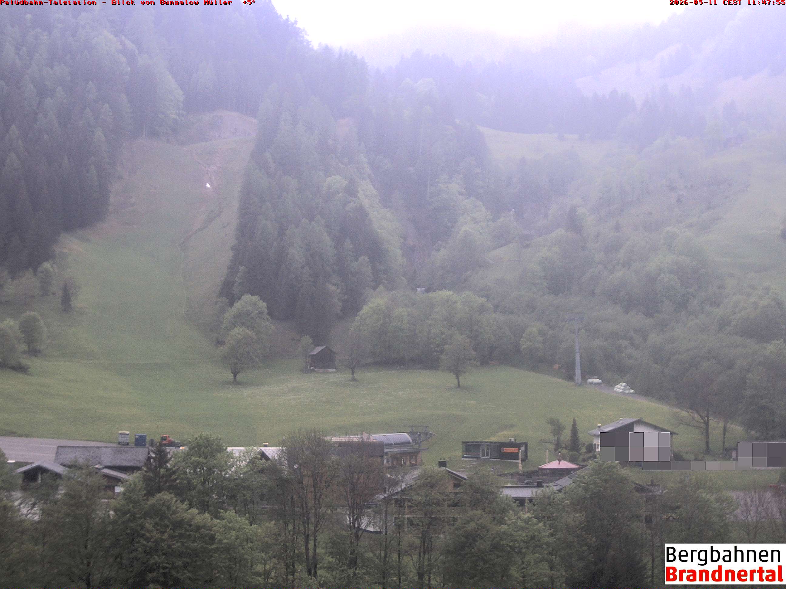 Blick auf Palüdbahn von Bungalow Müller