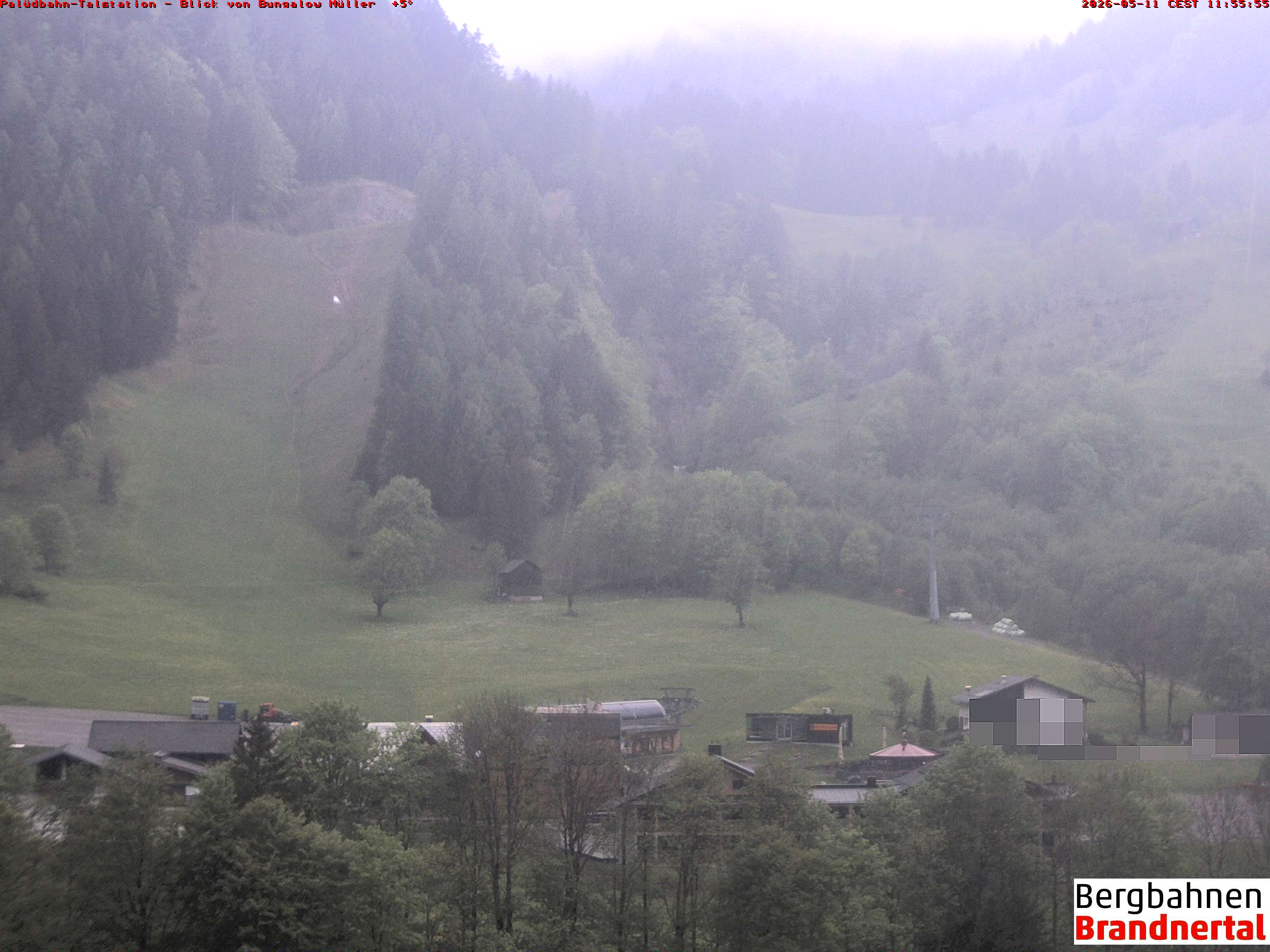 Blick auf Palüdbahn von Bungalow Müller