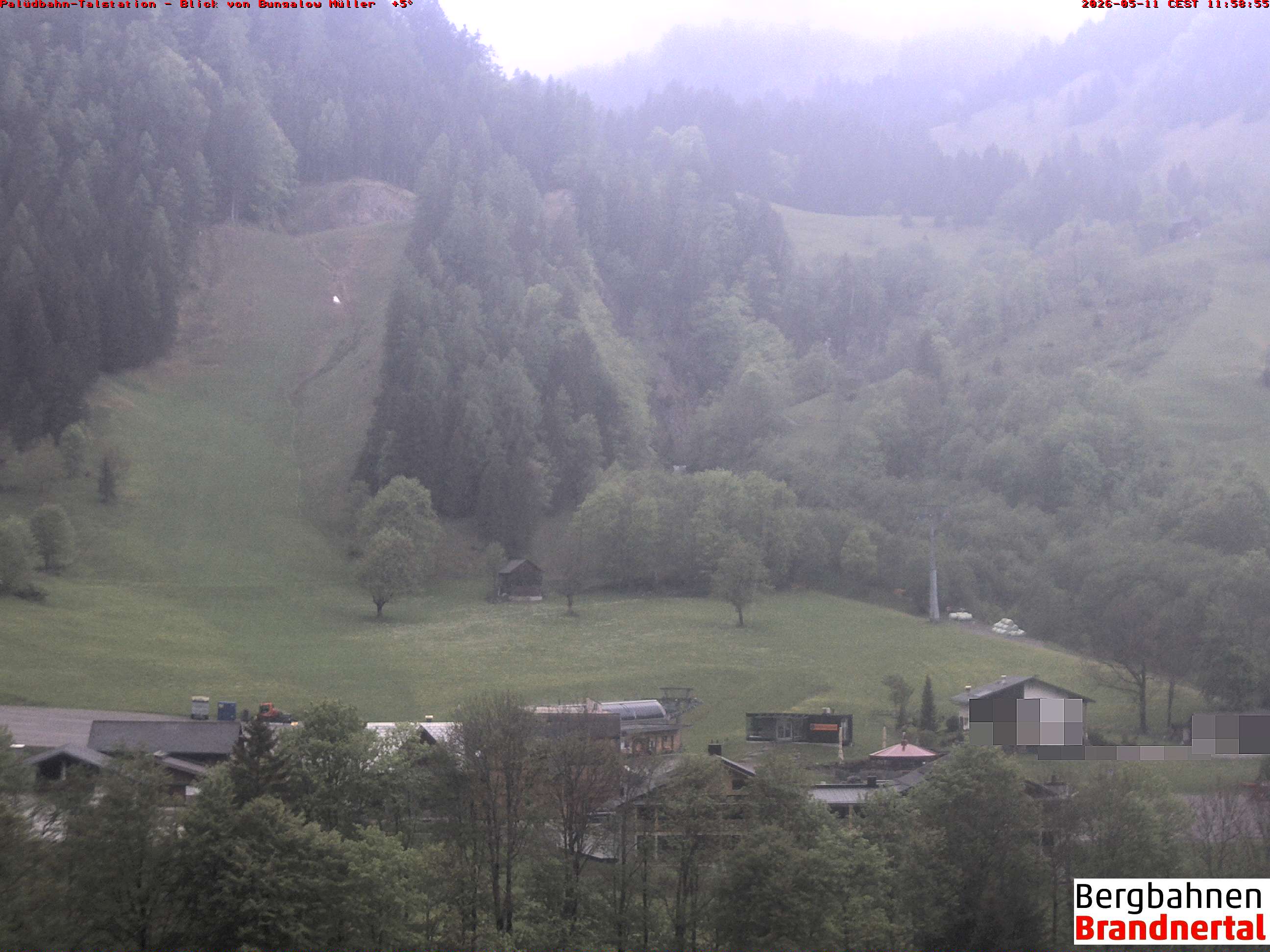 Blick auf Palüdbahn von Bungalow Müller