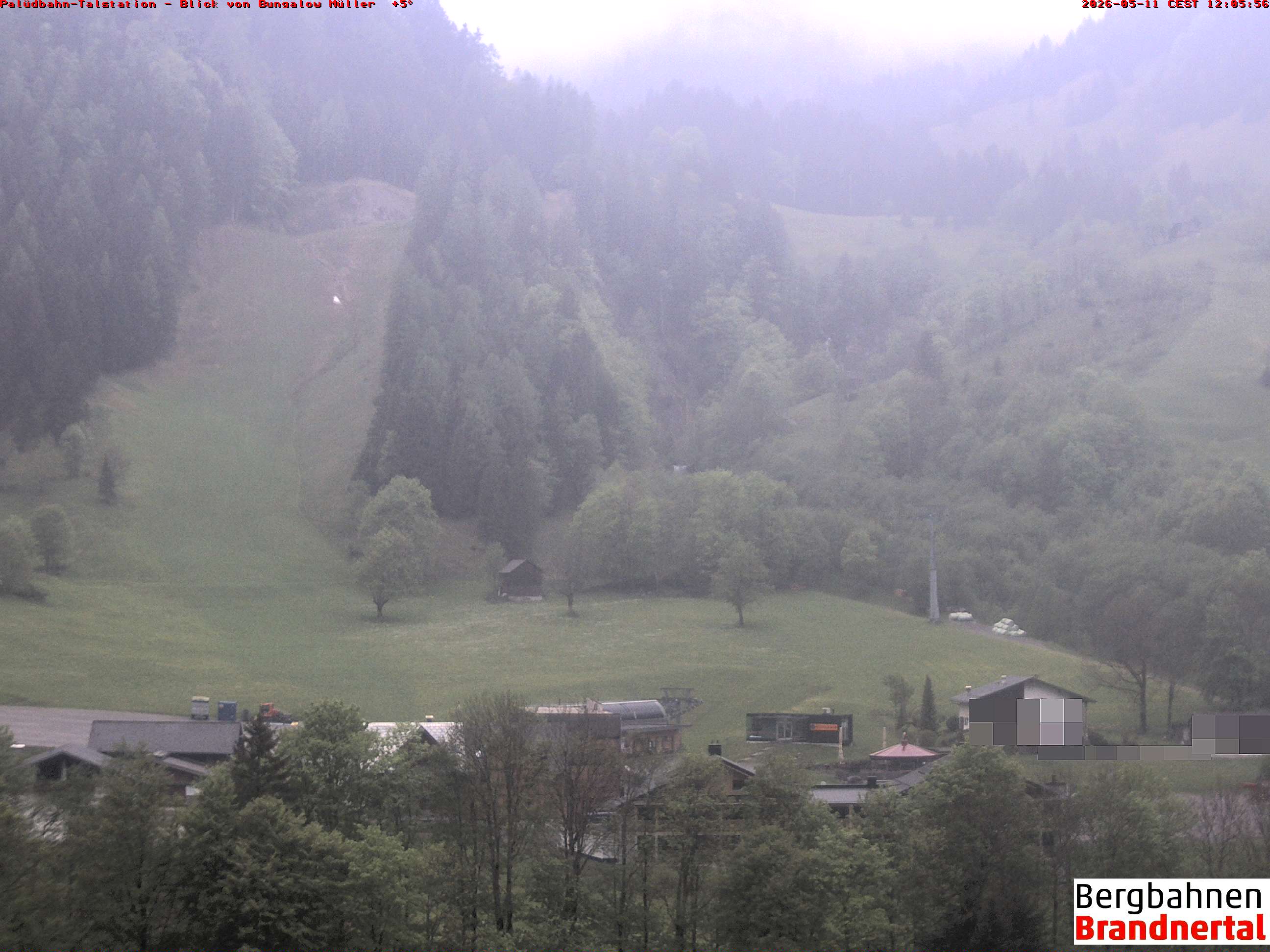Blick auf Palüdbahn von Bungalow Müller