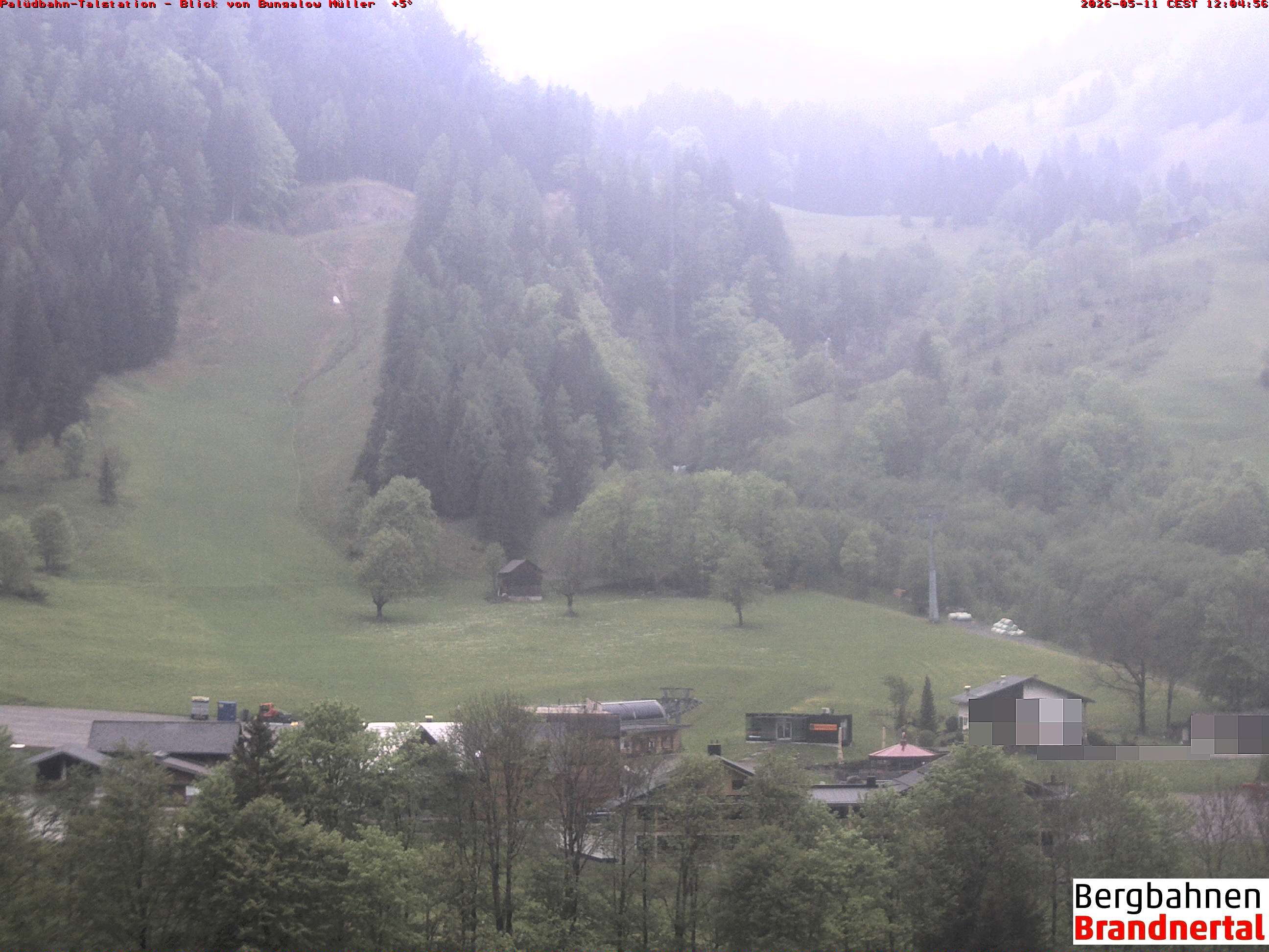 Blick auf Palüdbahn von Bungalow Müller