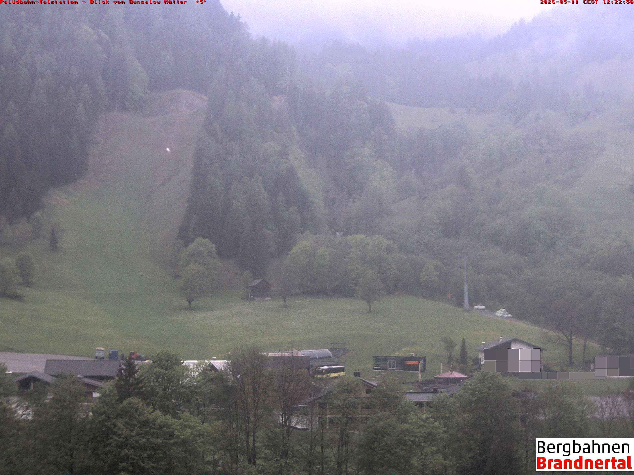 Blick auf Palüdbahn von Bungalow Müller