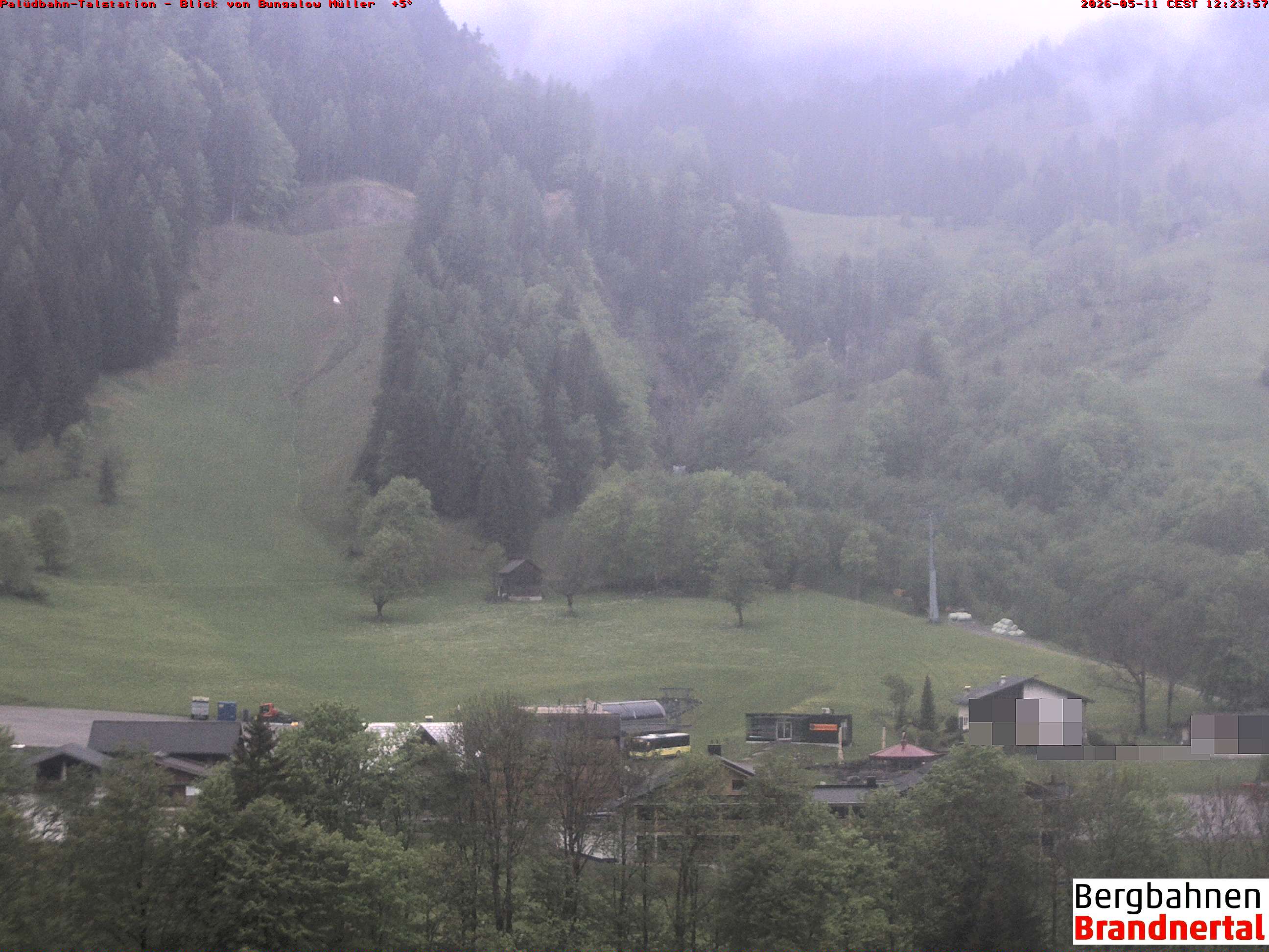 Blick auf Palüdbahn von Bungalow Müller