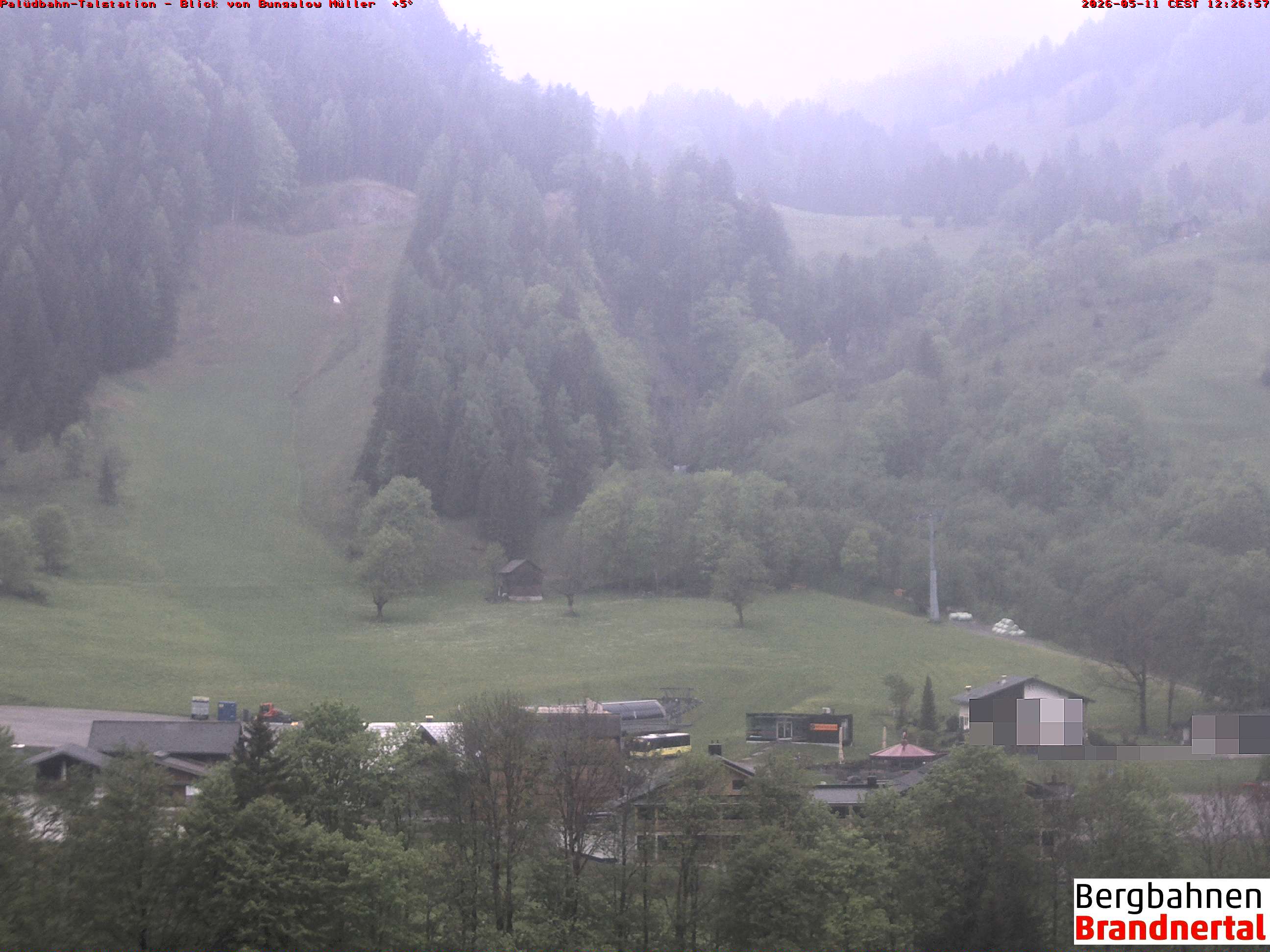 Blick auf Palüdbahn von Bungalow Müller