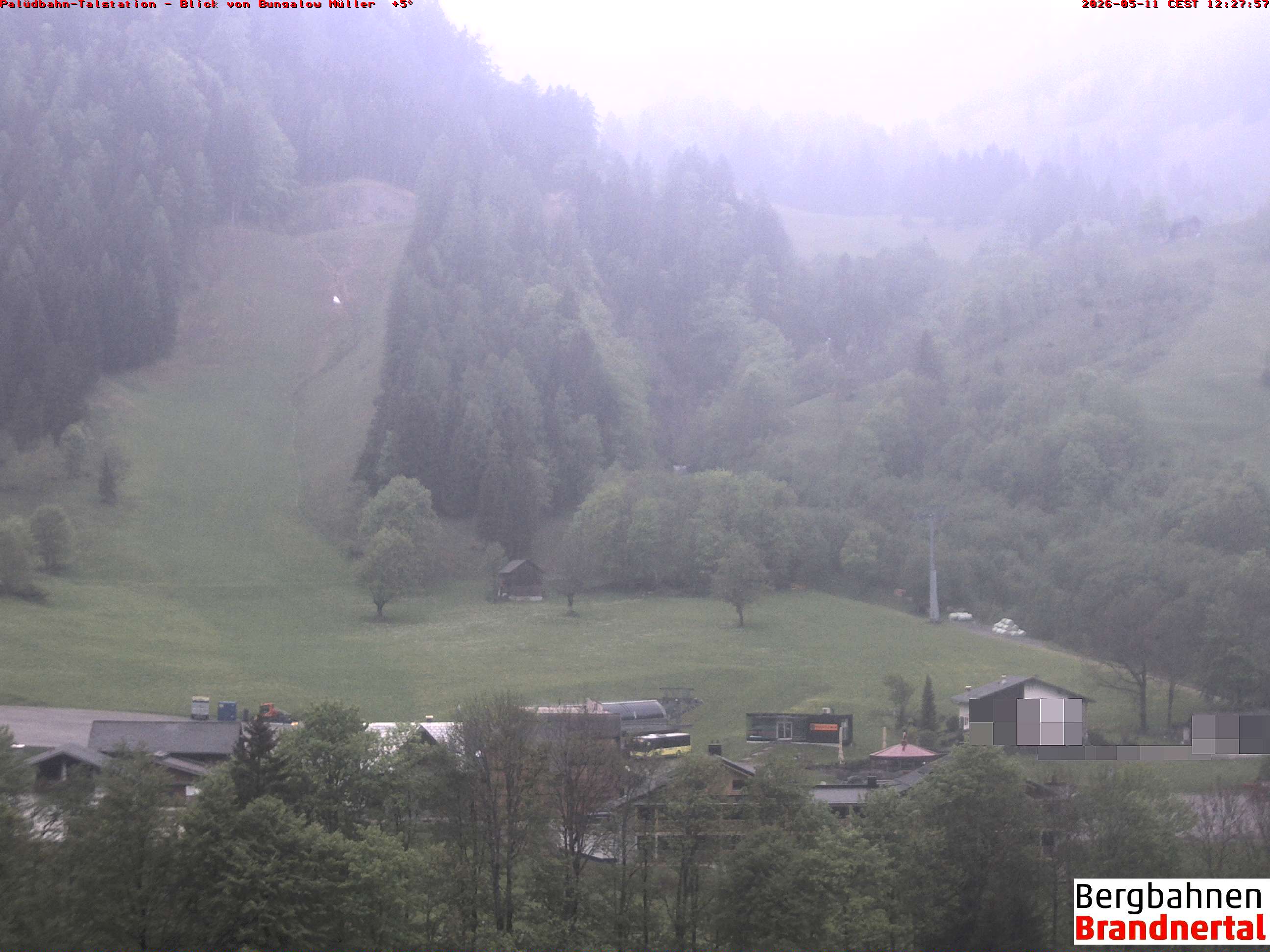 Blick auf Palüdbahn von Bungalow Müller