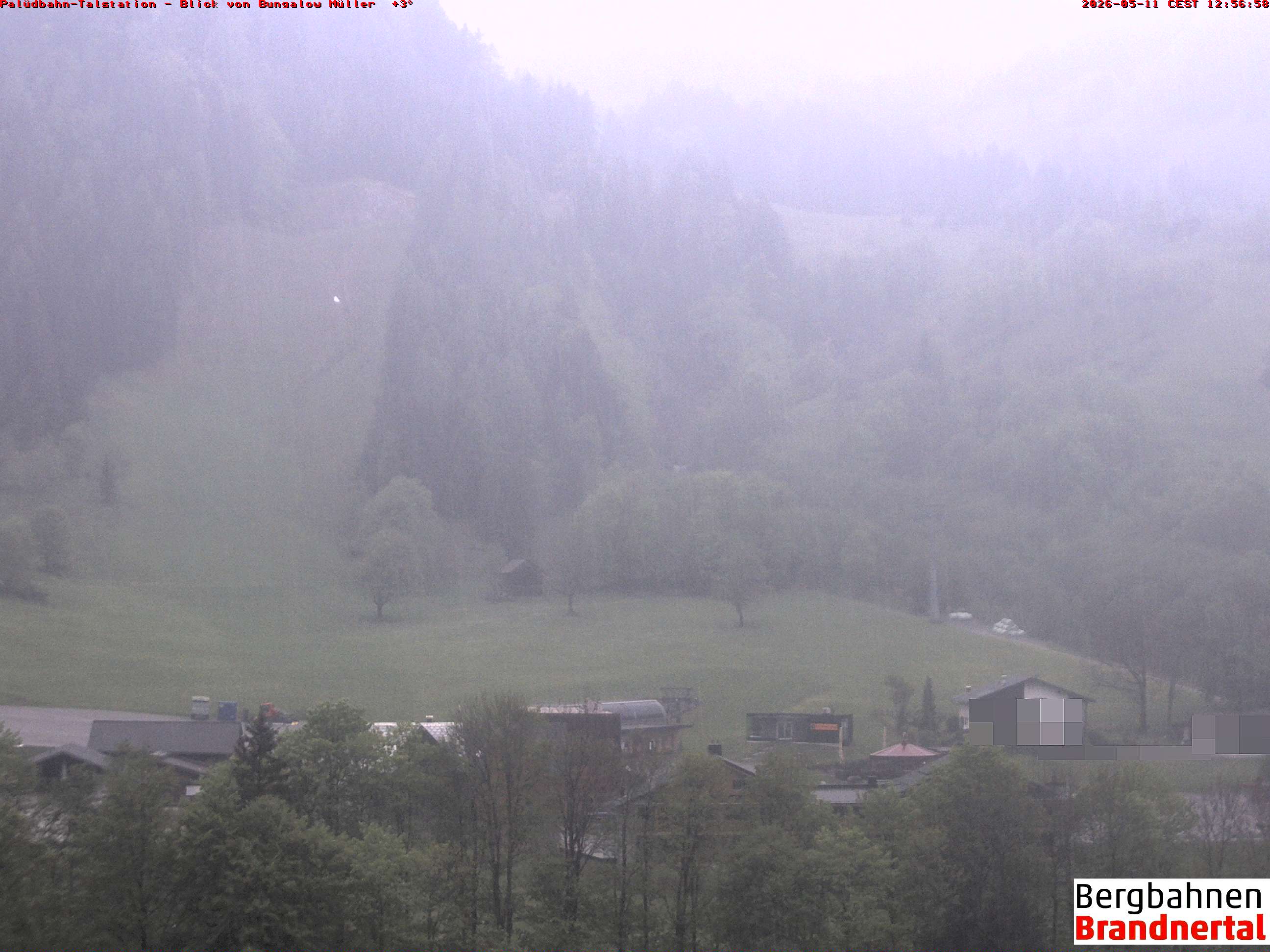 Blick auf Palüdbahn von Bungalow Müller