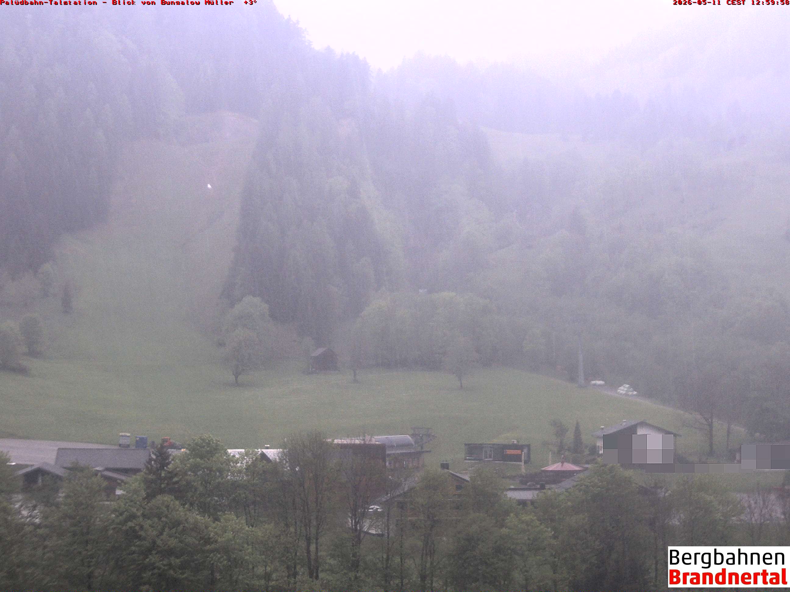 Blick auf Palüdbahn von Bungalow Müller