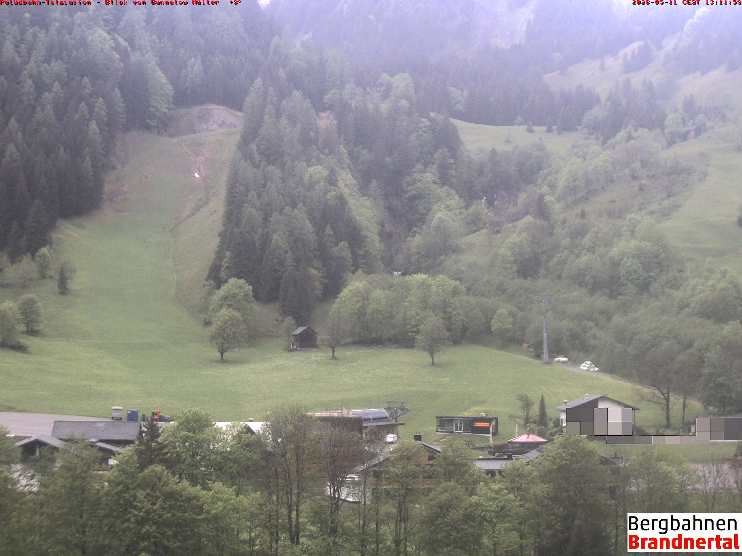 Blick auf Palüdbahn von Bungalow Müller