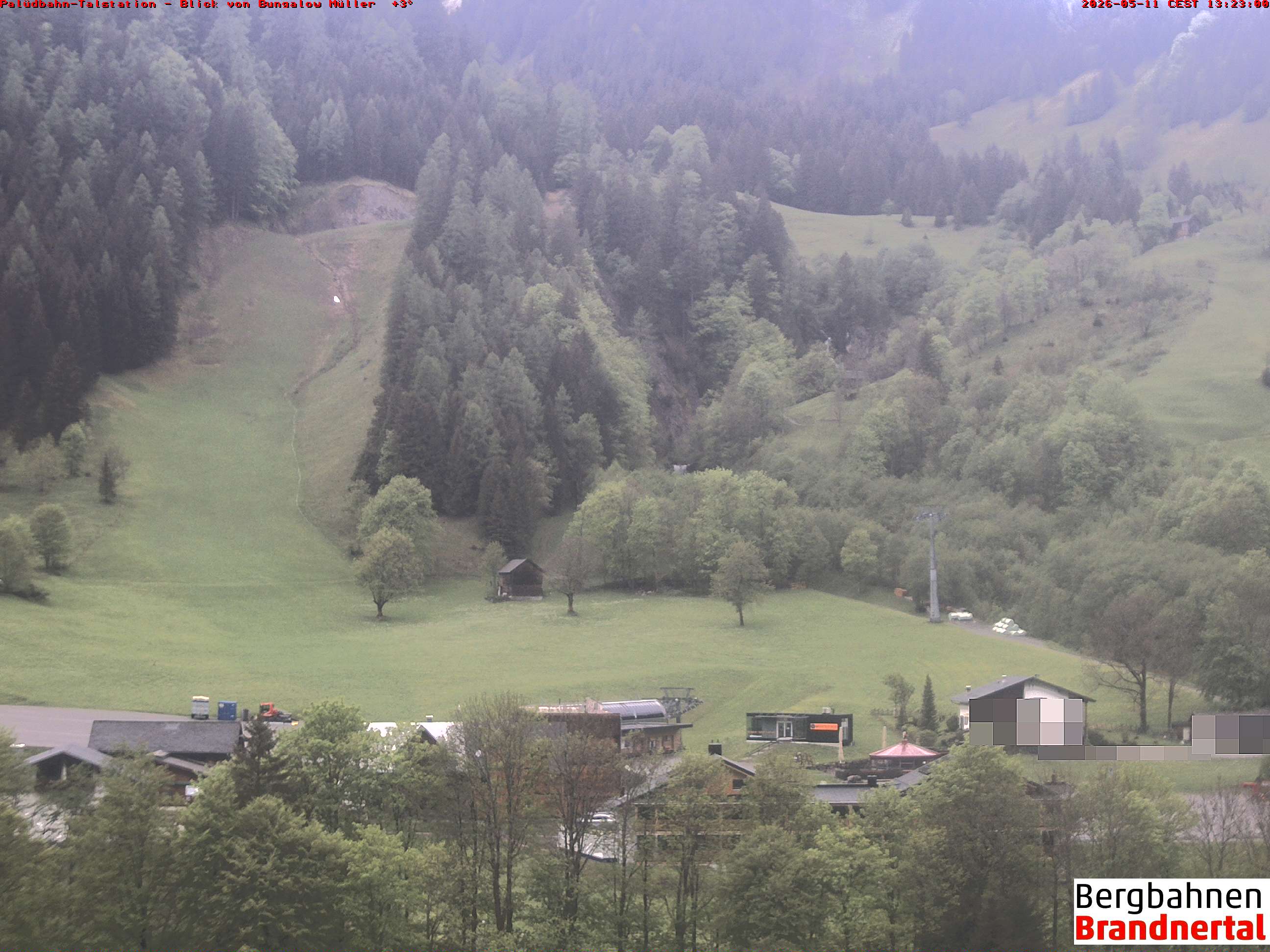 Blick auf Palüdbahn von Bungalow Müller