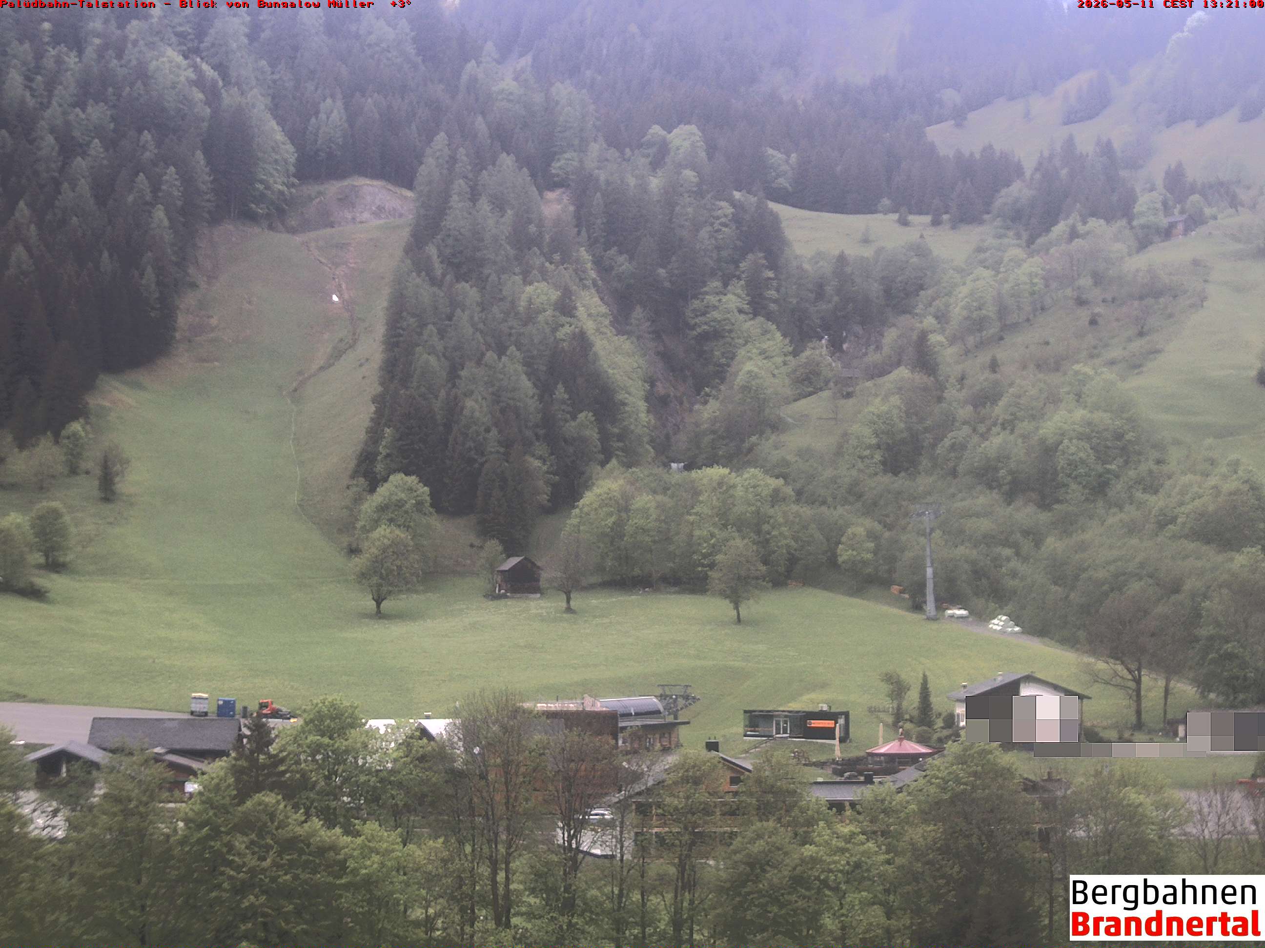 Blick auf Palüdbahn von Bungalow Müller