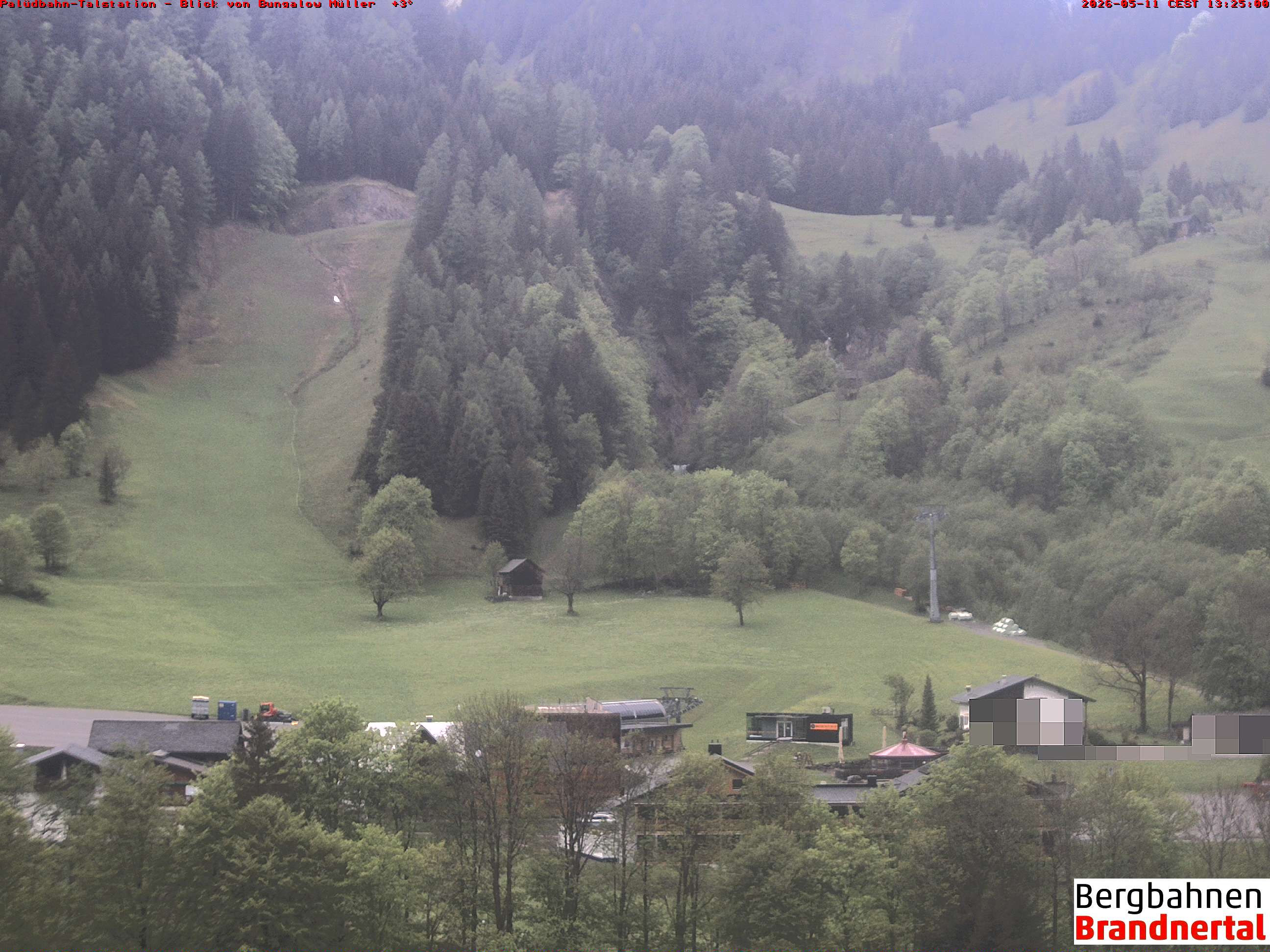 Blick auf Palüdbahn von Bungalow Müller