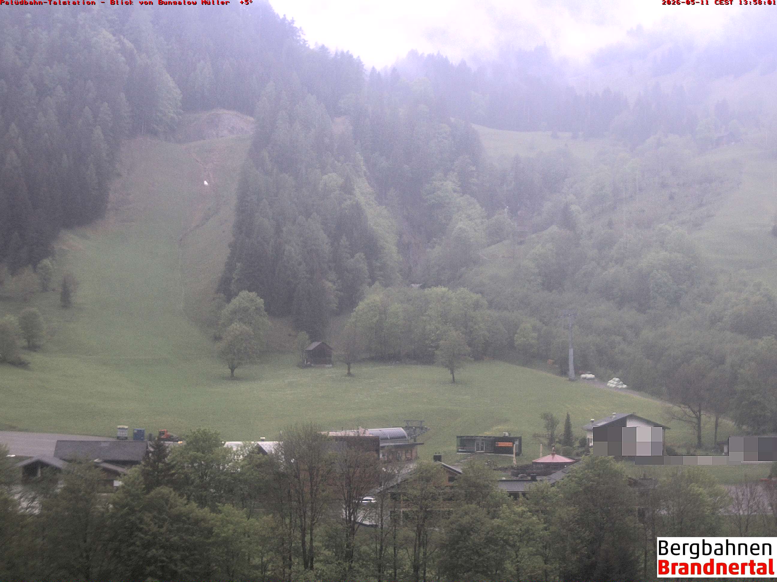 Blick auf Palüdbahn von Bungalow Müller