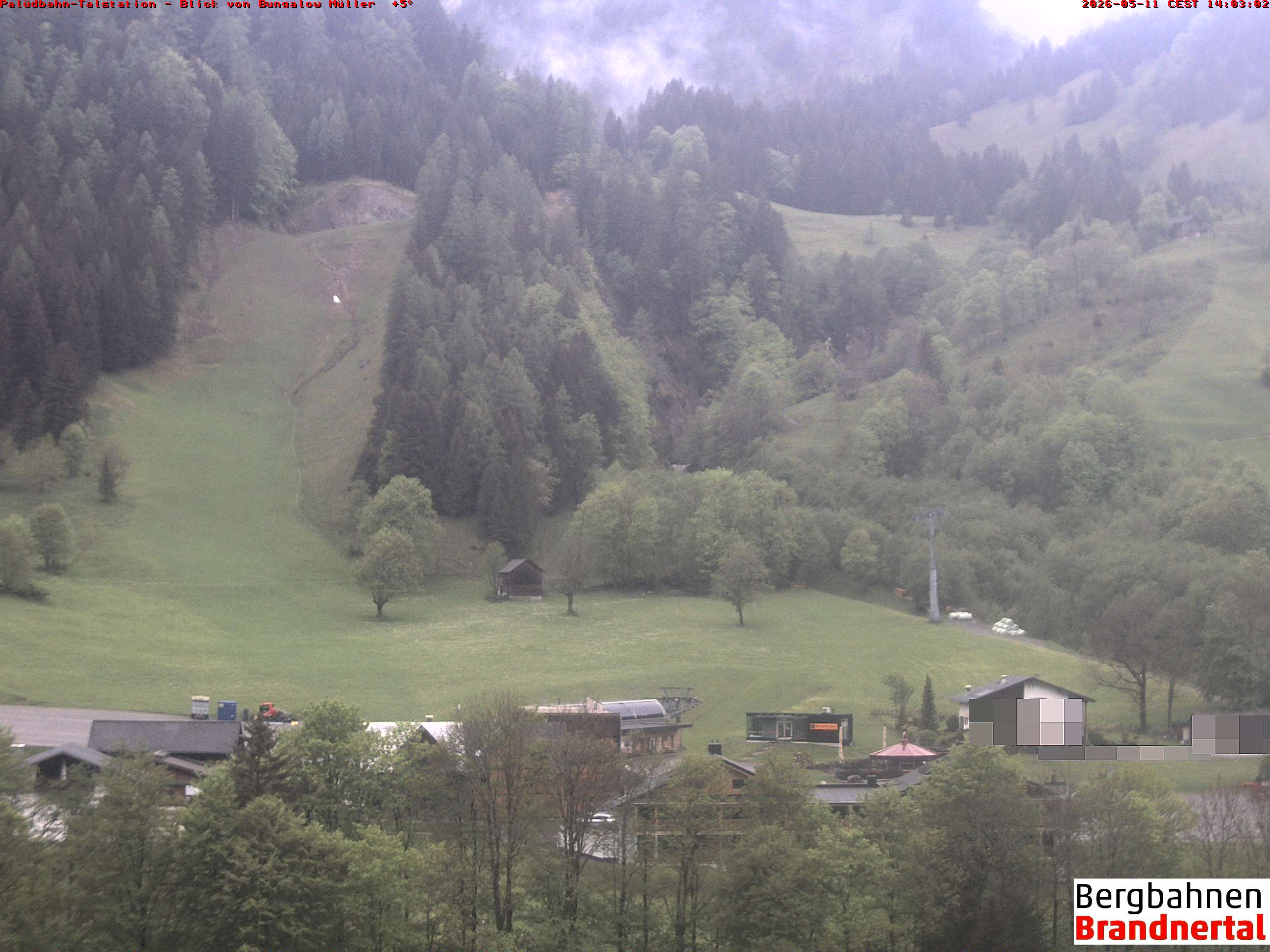Blick auf Palüdbahn von Bungalow Müller
