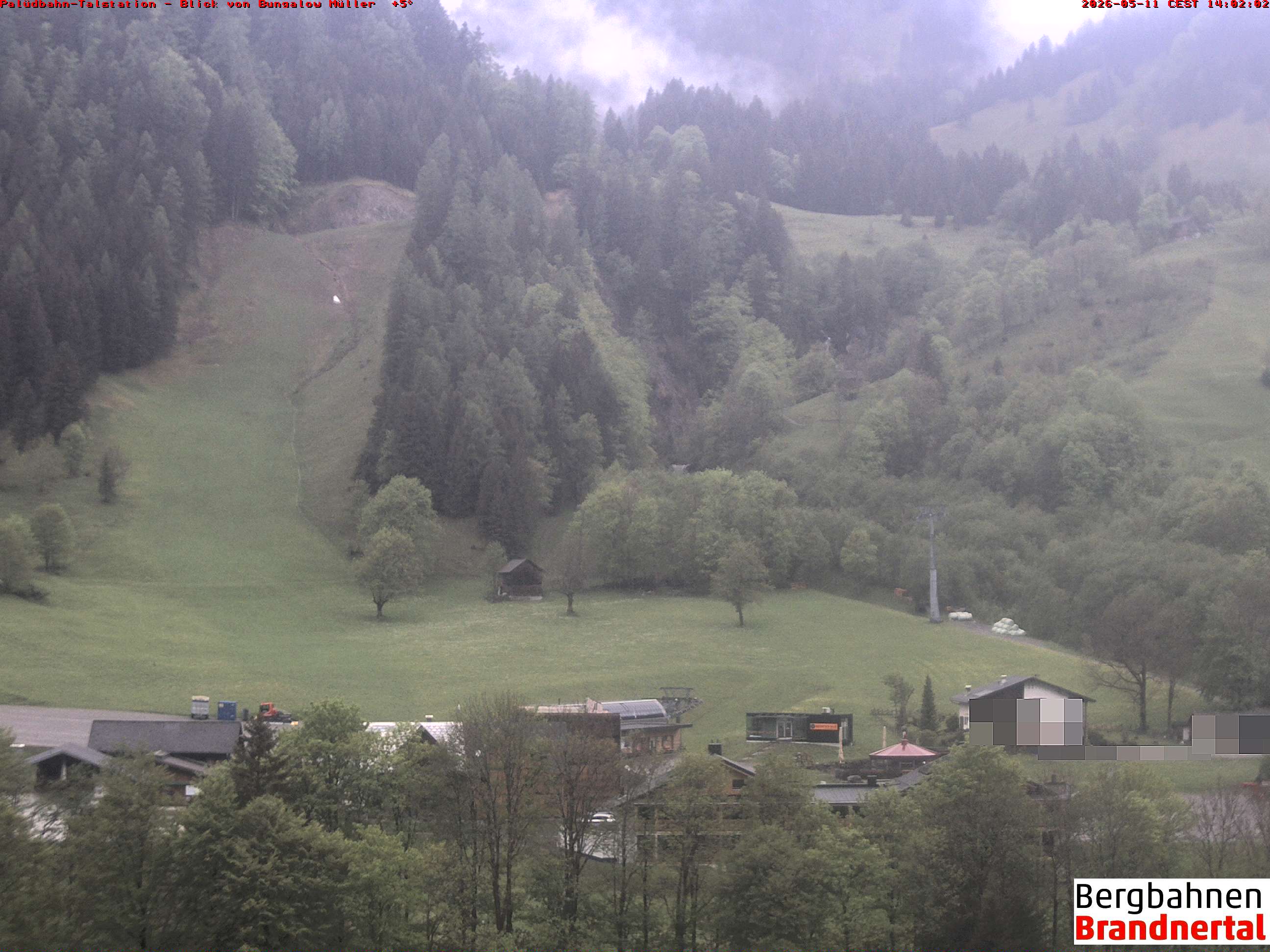 Blick auf Palüdbahn von Bungalow Müller