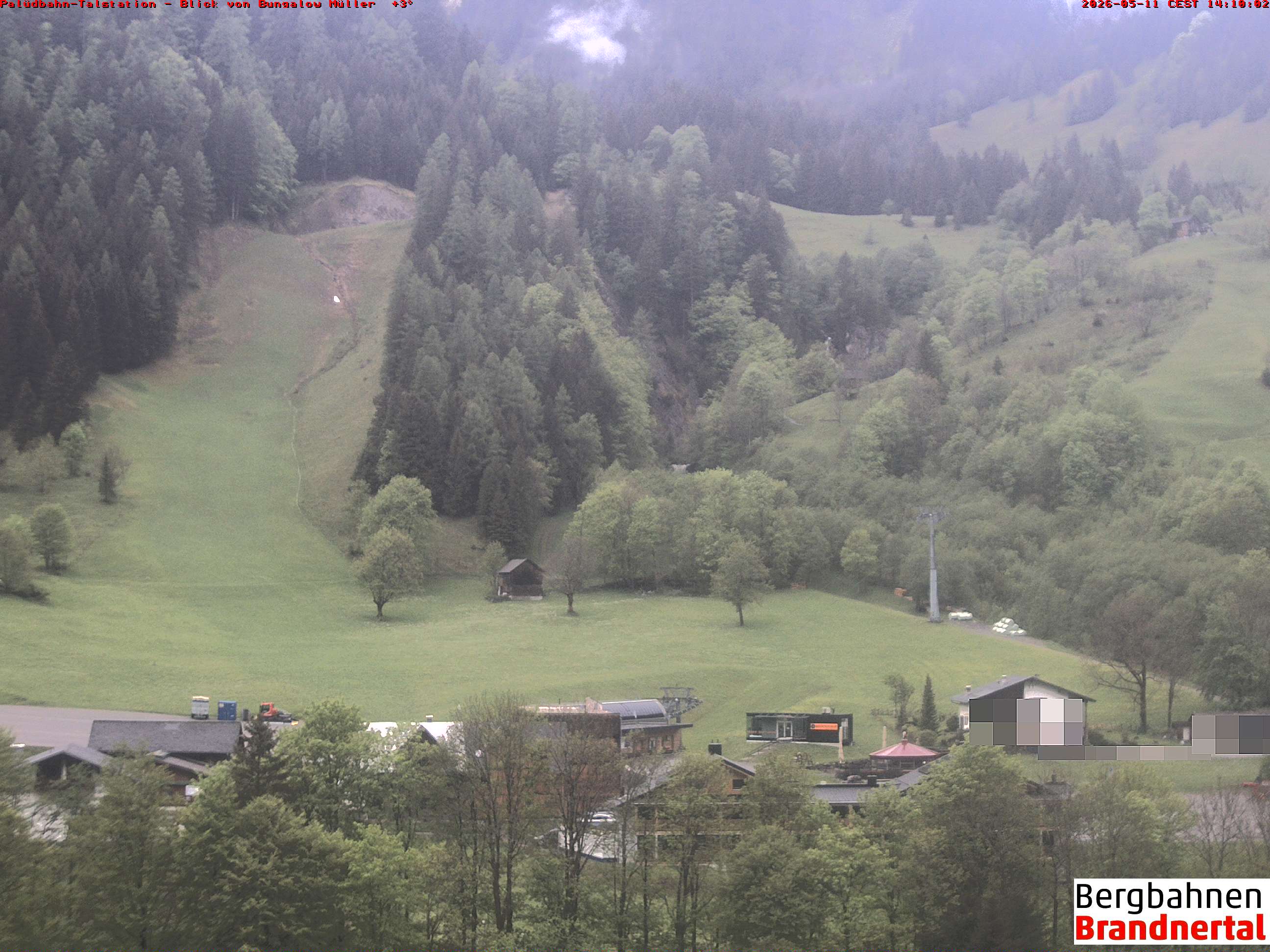 Blick auf Palüdbahn von Bungalow Müller