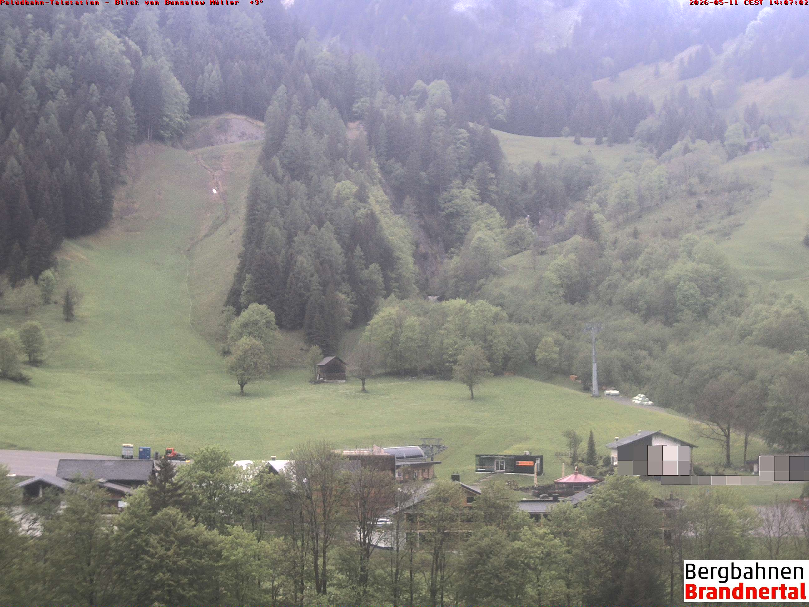 Blick auf Palüdbahn von Bungalow Müller