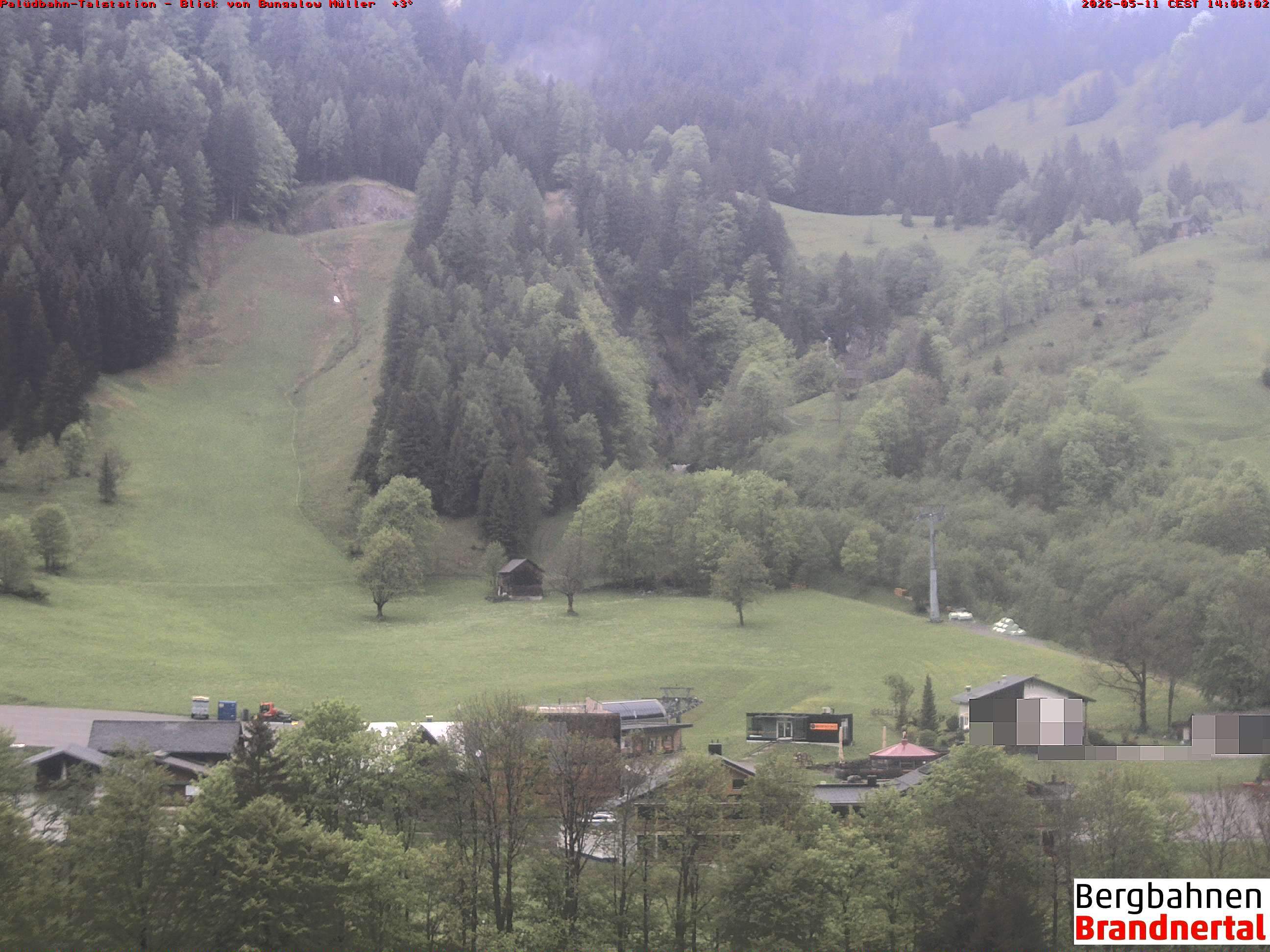 Blick auf Palüdbahn von Bungalow Müller