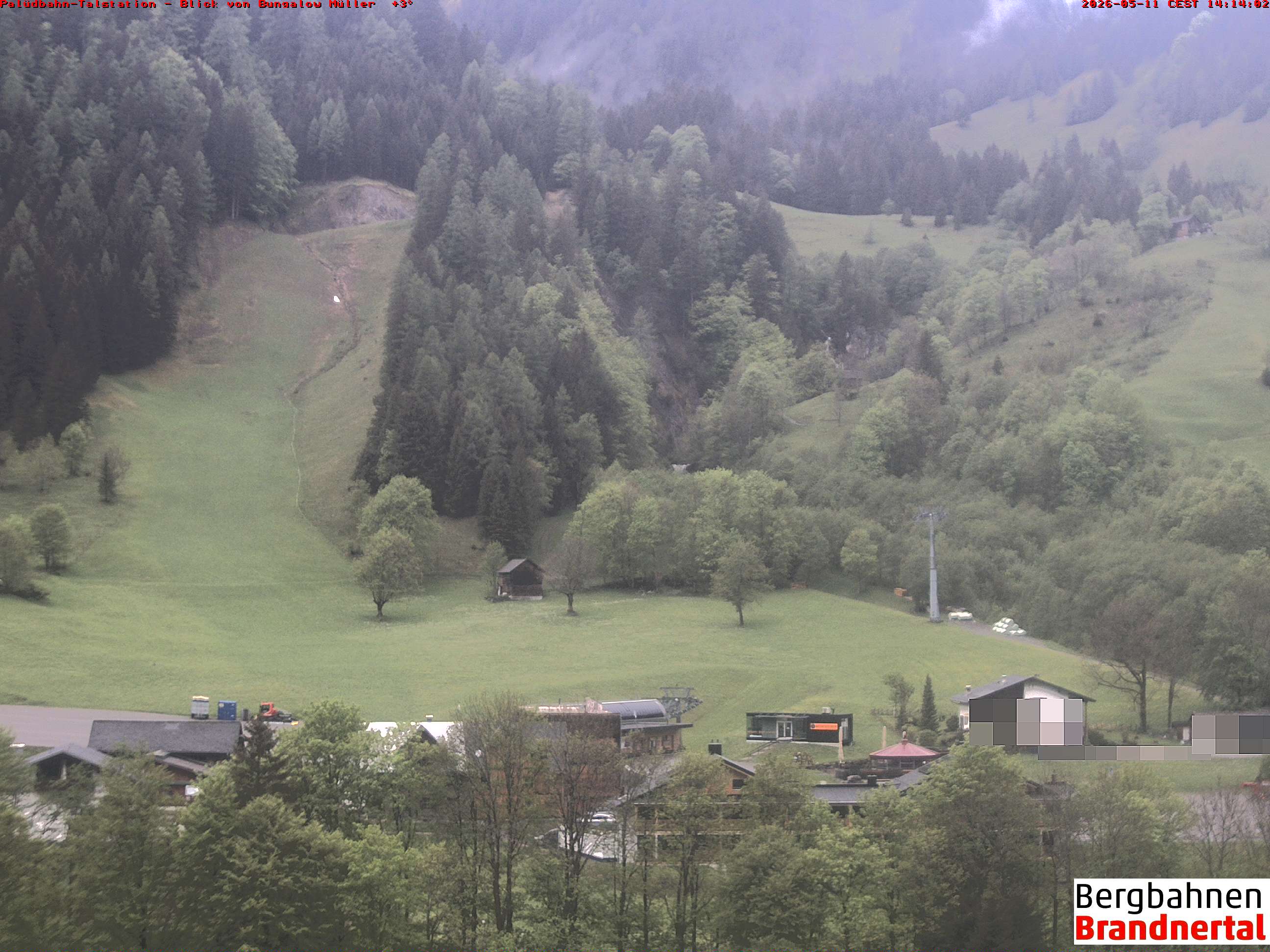Blick auf Palüdbahn von Bungalow Müller