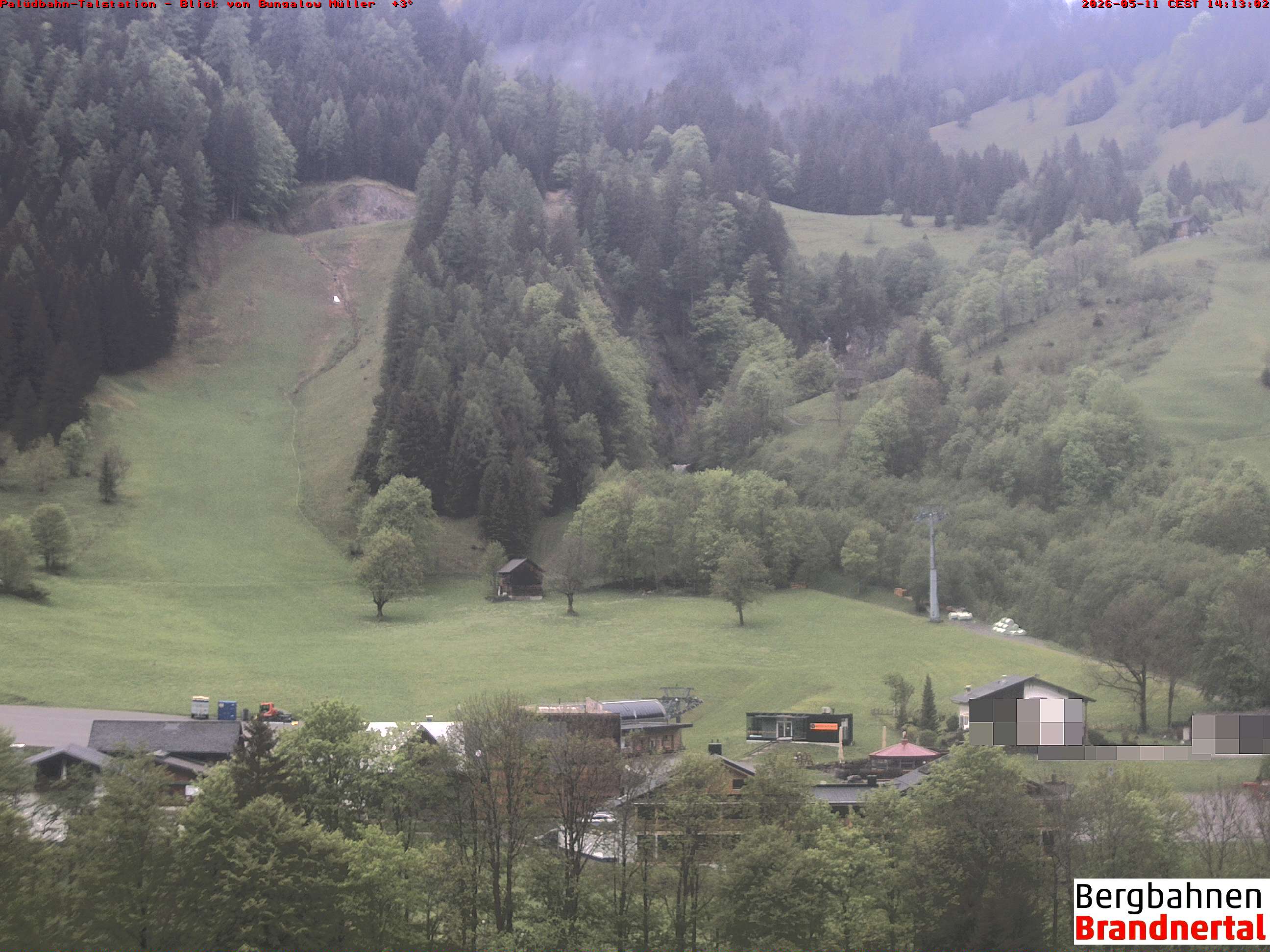 Blick auf Palüdbahn von Bungalow Müller