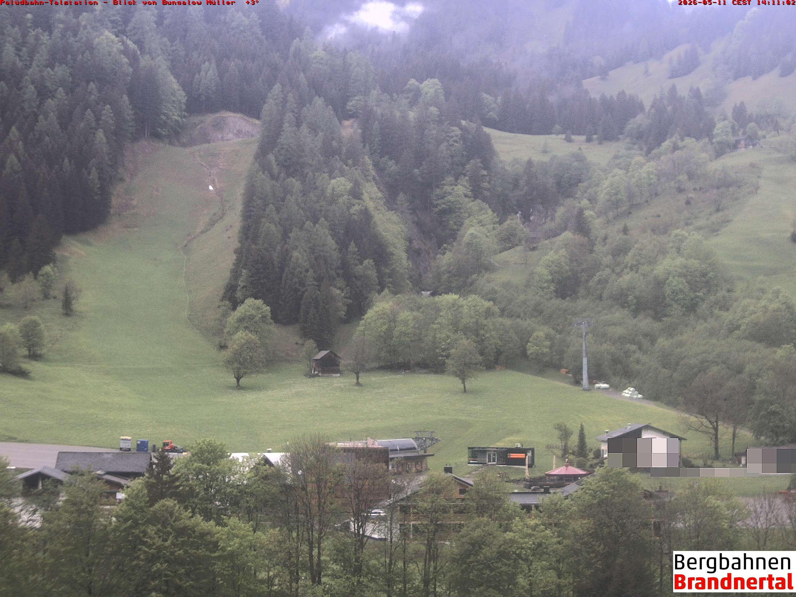 Blick auf Palüdbahn von Bungalow Müller