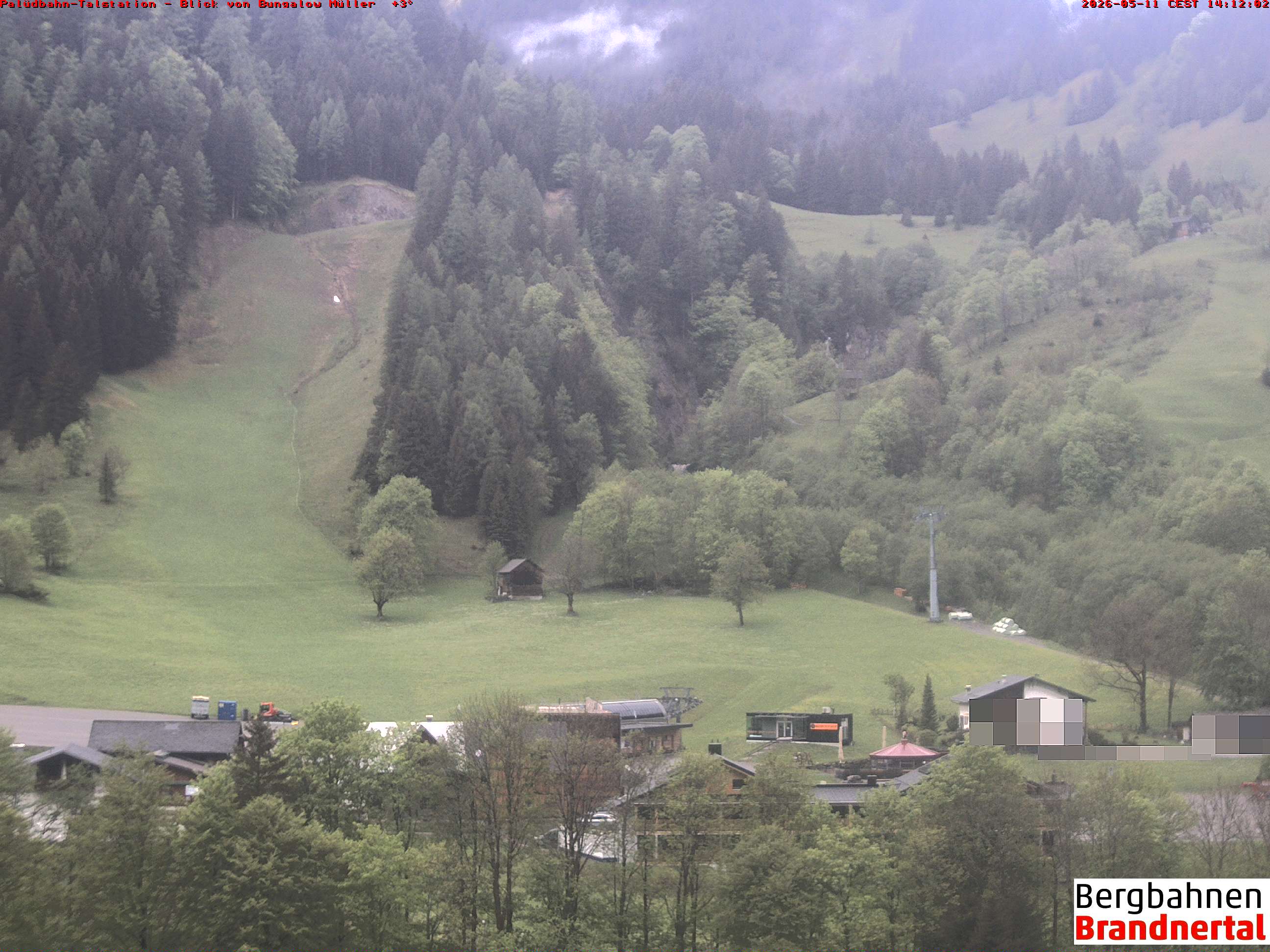 Blick auf Palüdbahn von Bungalow Müller