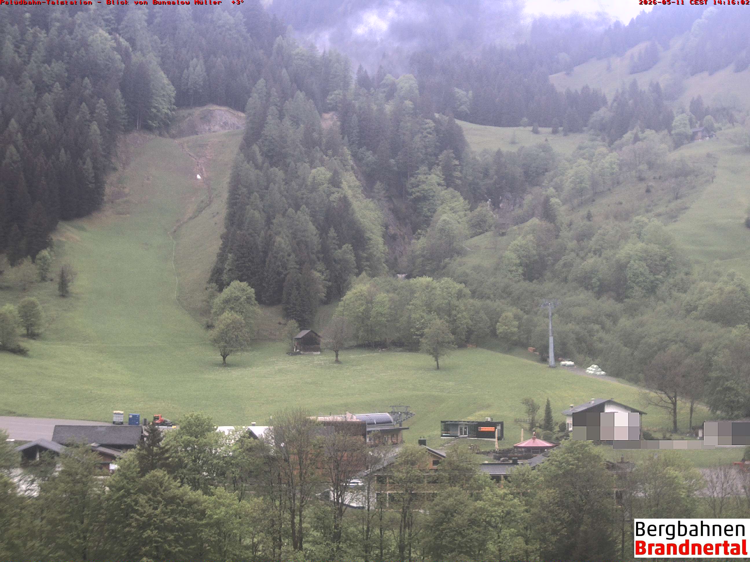 Blick auf Palüdbahn von Bungalow Müller