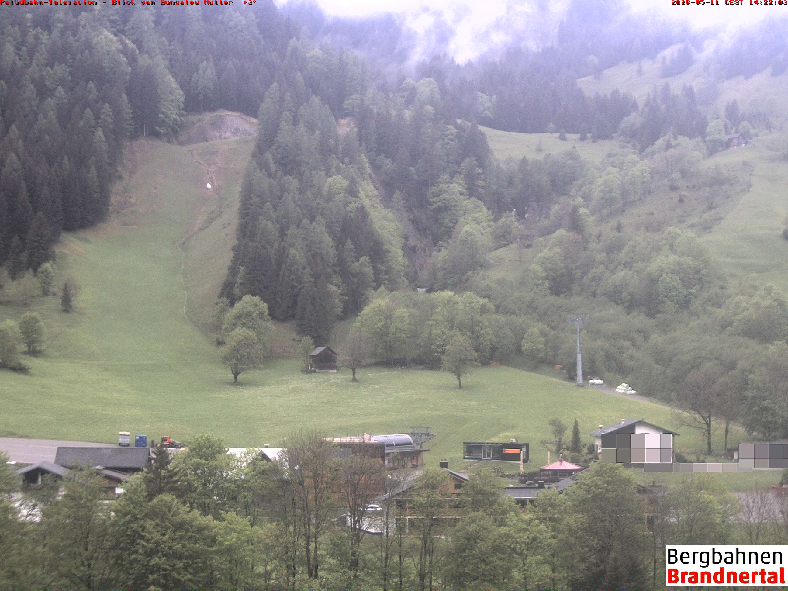 Blick auf Palüdbahn von Bungalow Müller