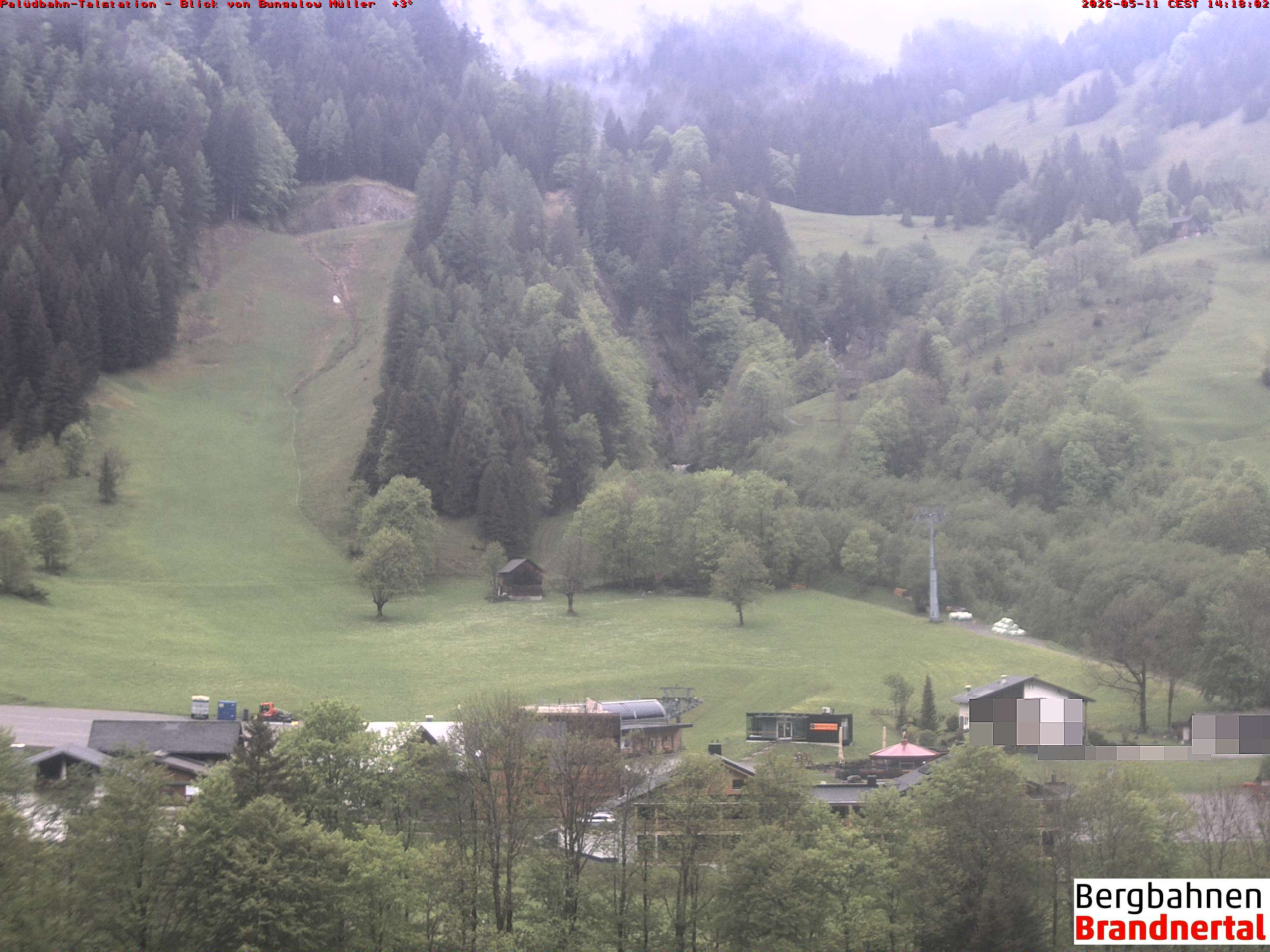 Blick auf Palüdbahn von Bungalow Müller