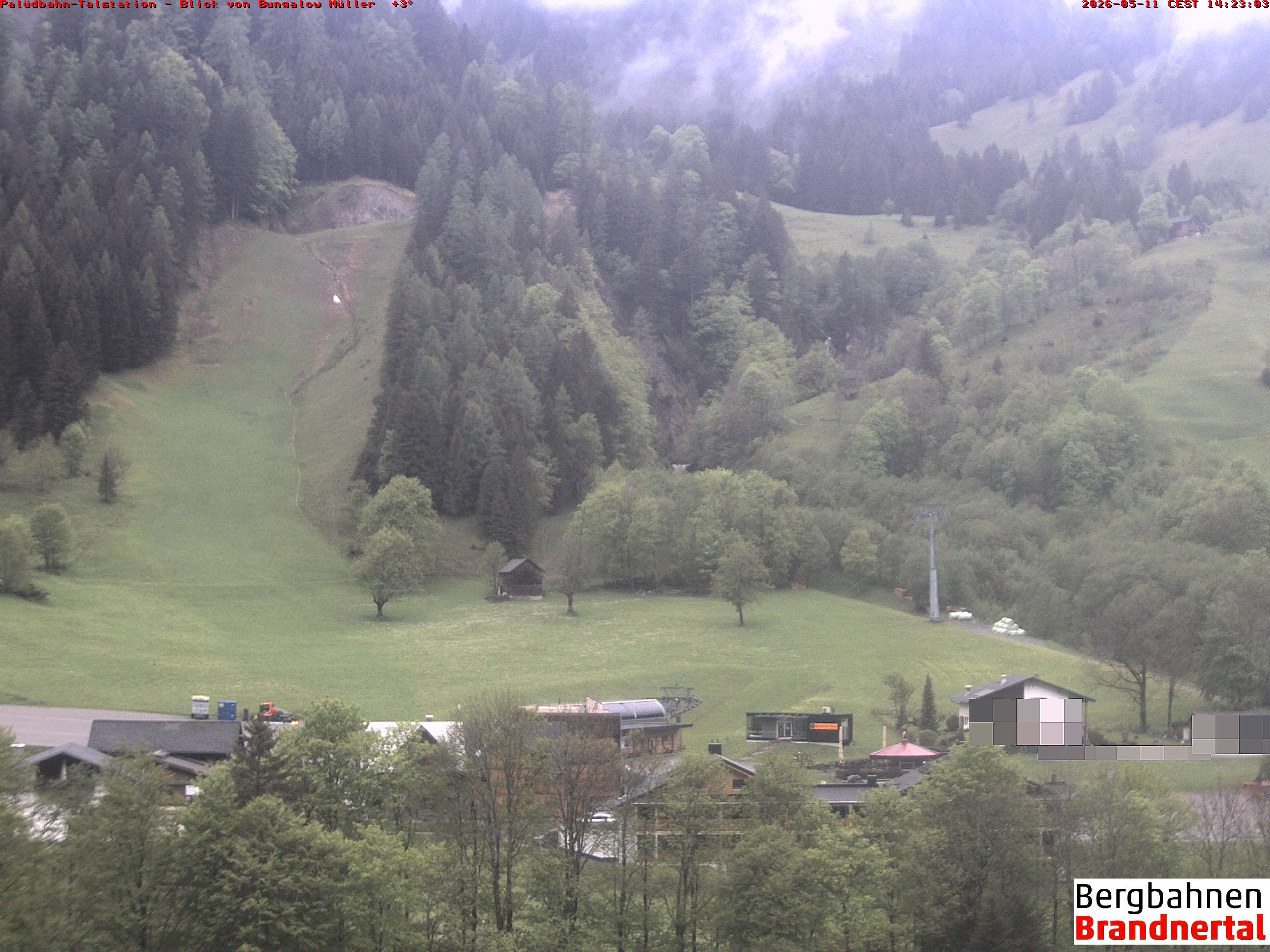 Blick auf Palüdbahn von Bungalow Müller