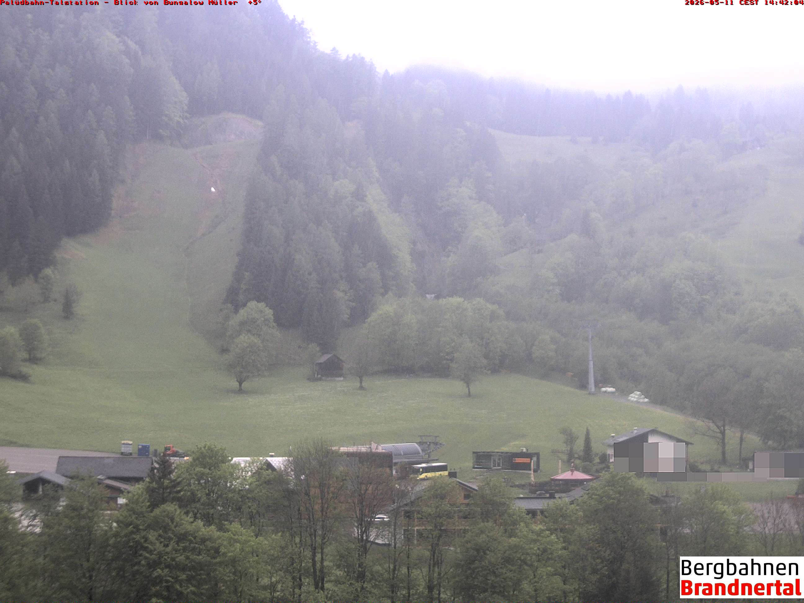 Blick auf Palüdbahn von Bungalow Müller