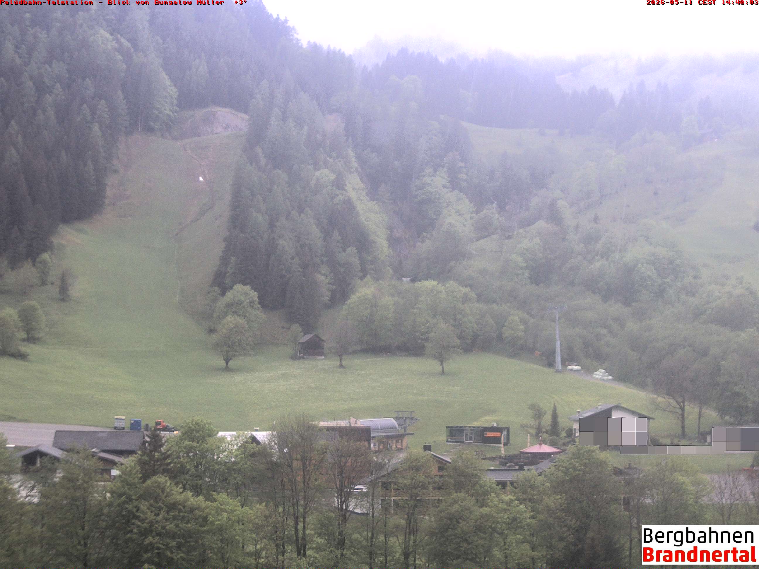 Blick auf Palüdbahn von Bungalow Müller