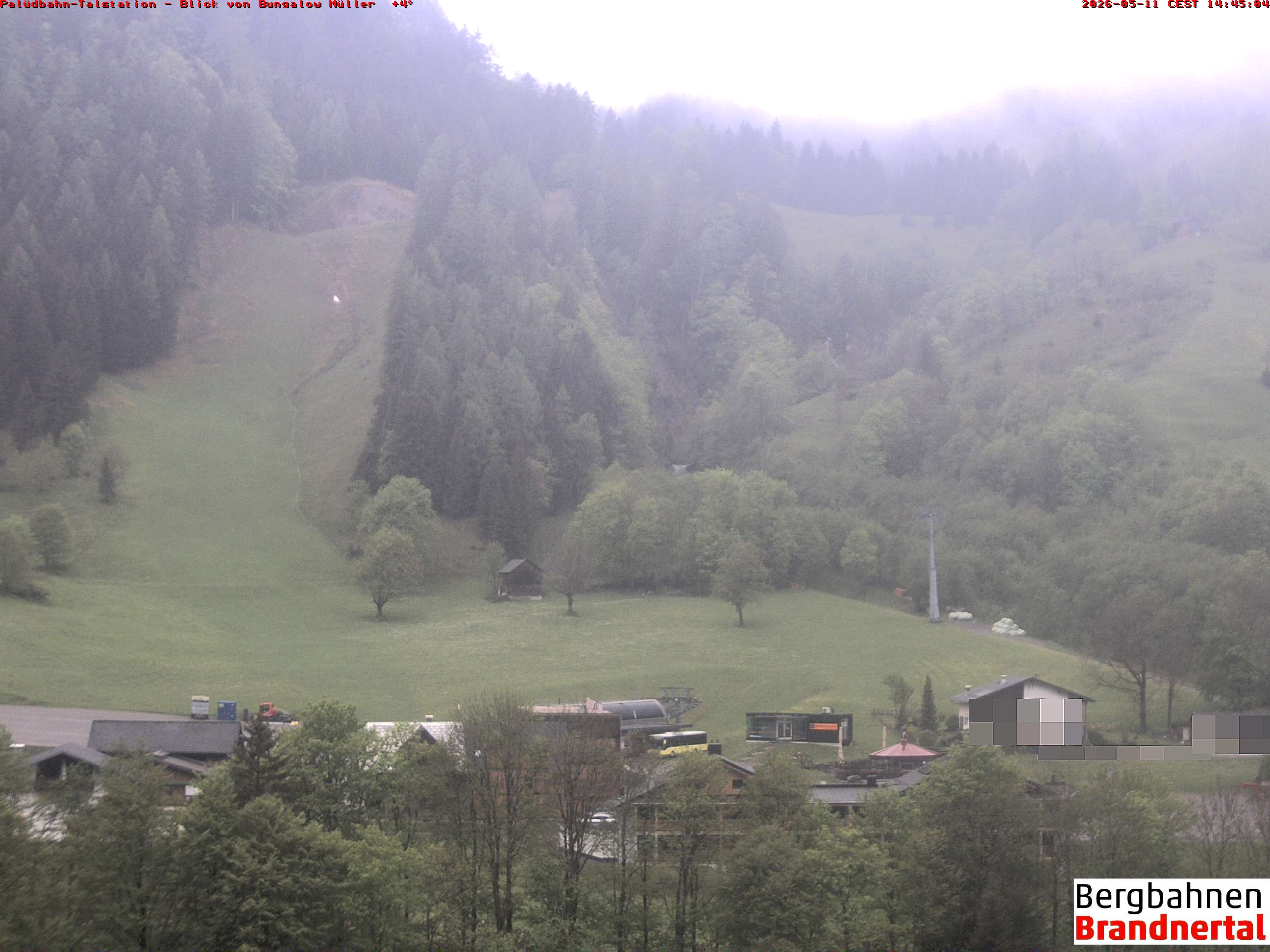 Blick auf Palüdbahn von Bungalow Müller