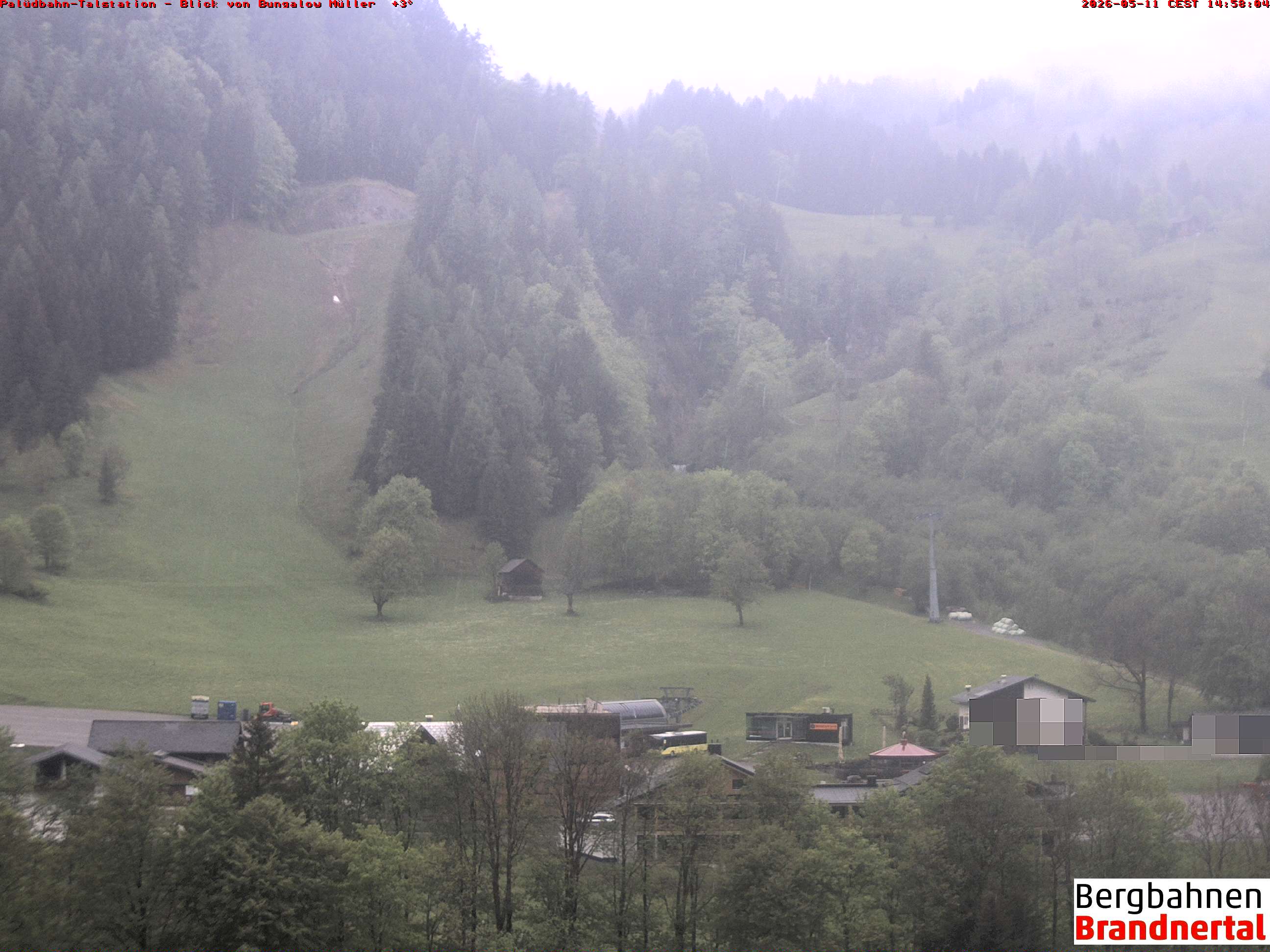 Blick auf Palüdbahn von Bungalow Müller