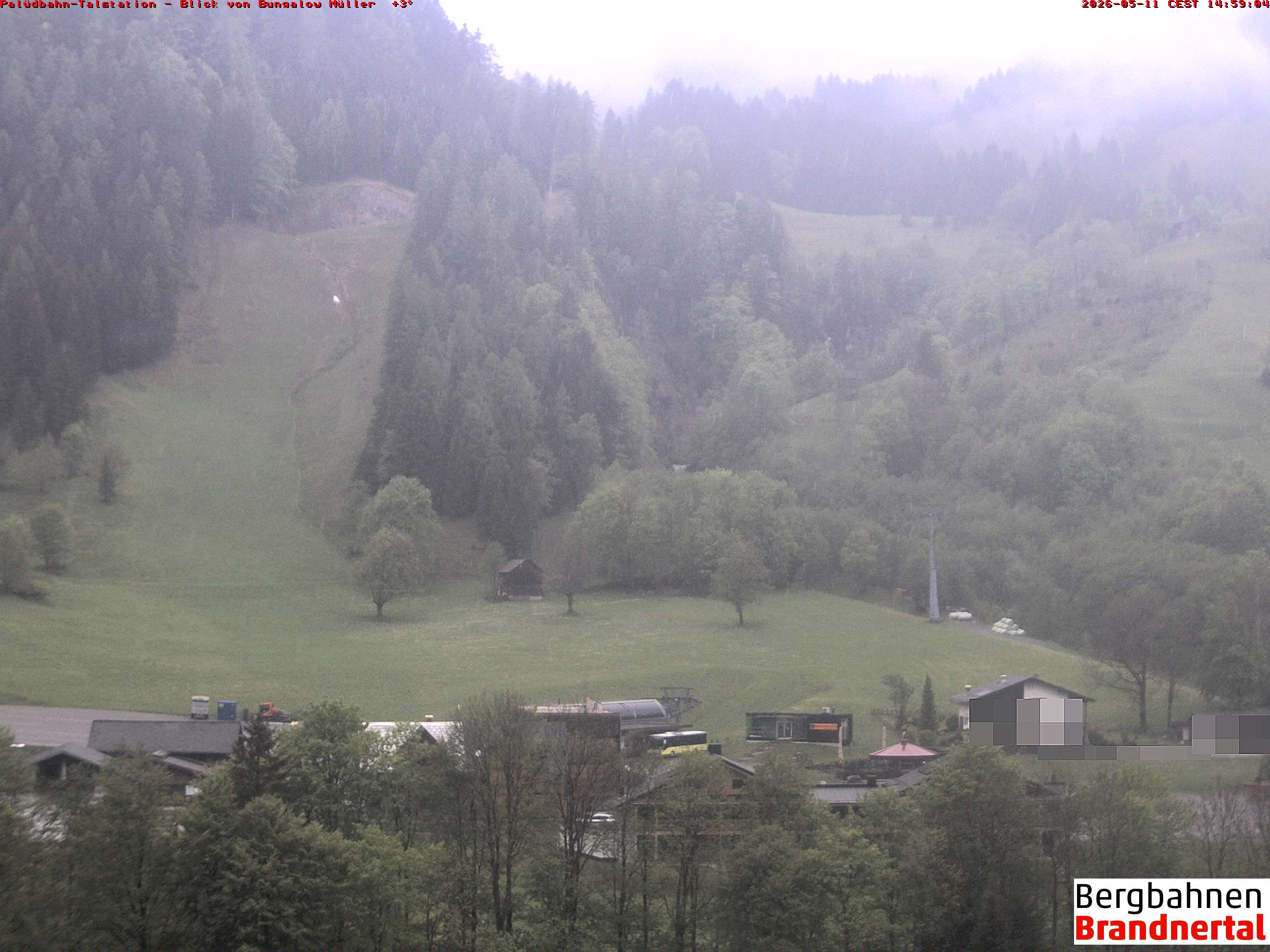 Blick auf Palüdbahn von Bungalow Müller