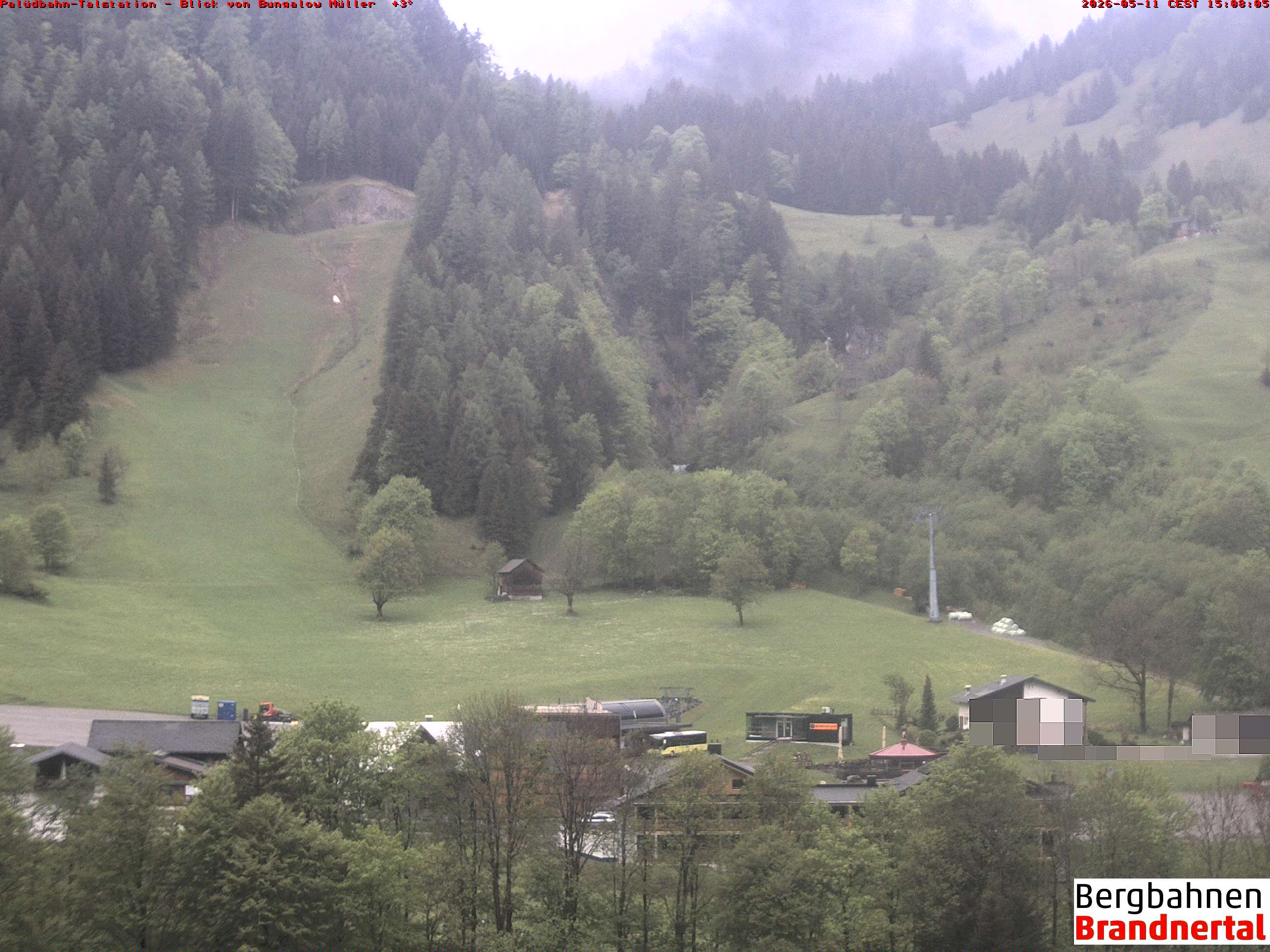 Blick auf Palüdbahn von Bungalow Müller