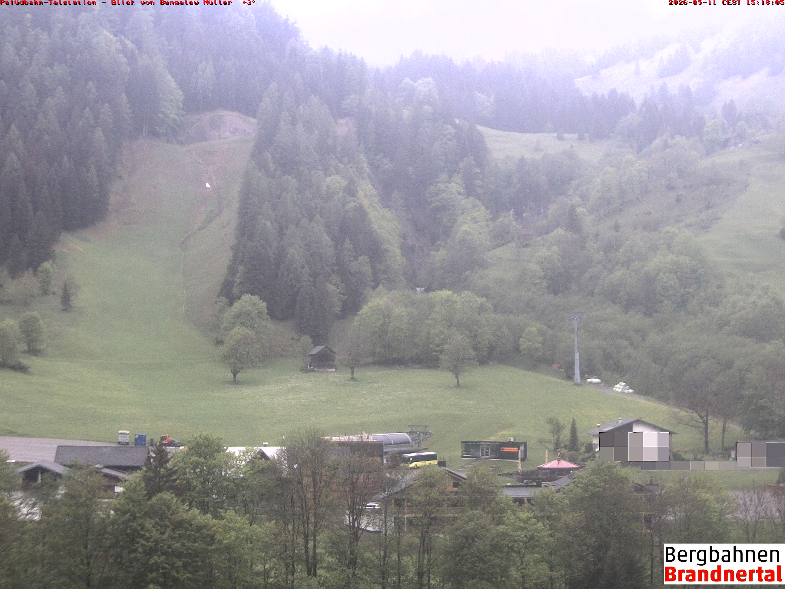 Blick auf Palüdbahn von Bungalow Müller