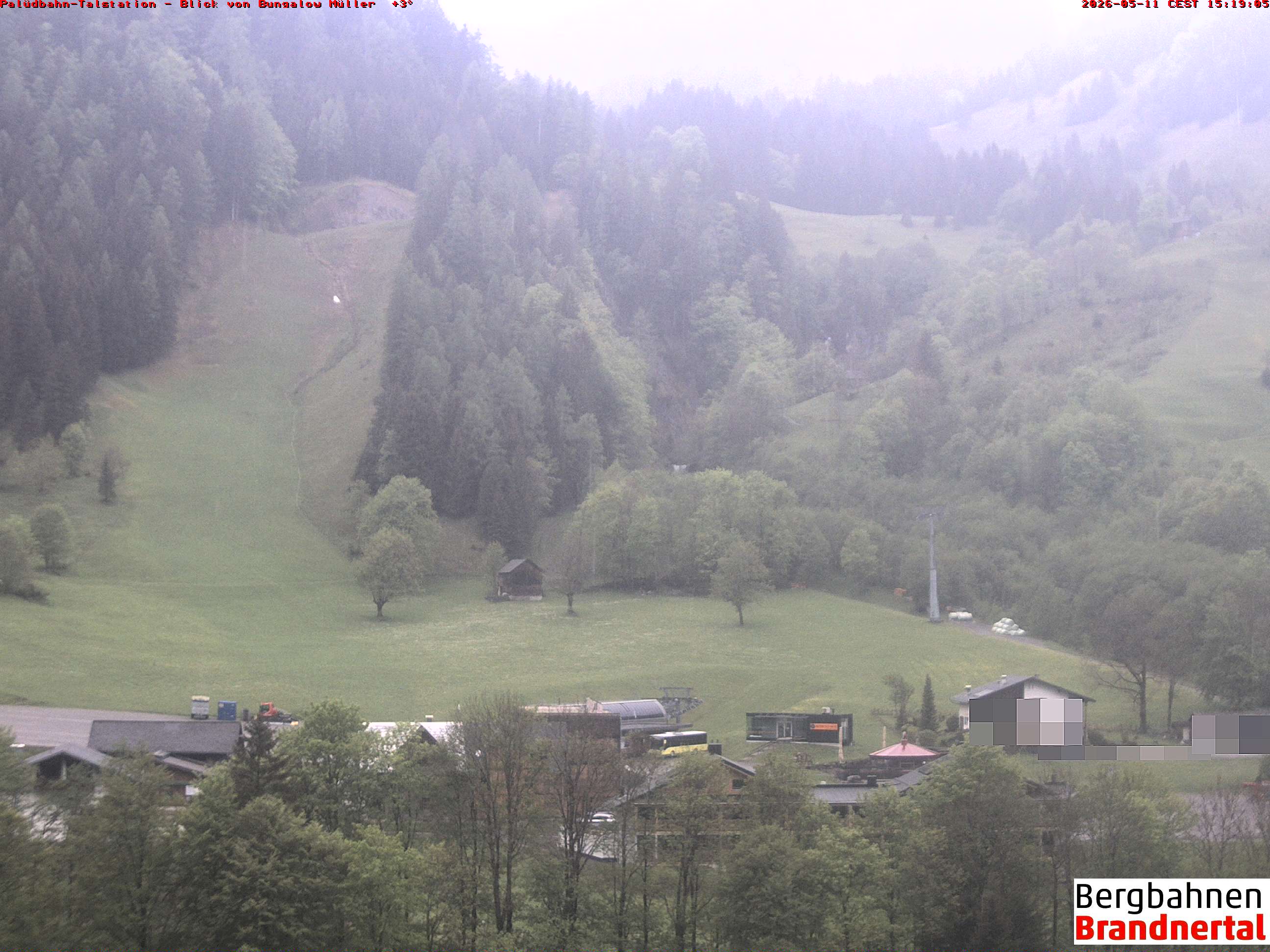 Blick auf Palüdbahn von Bungalow Müller