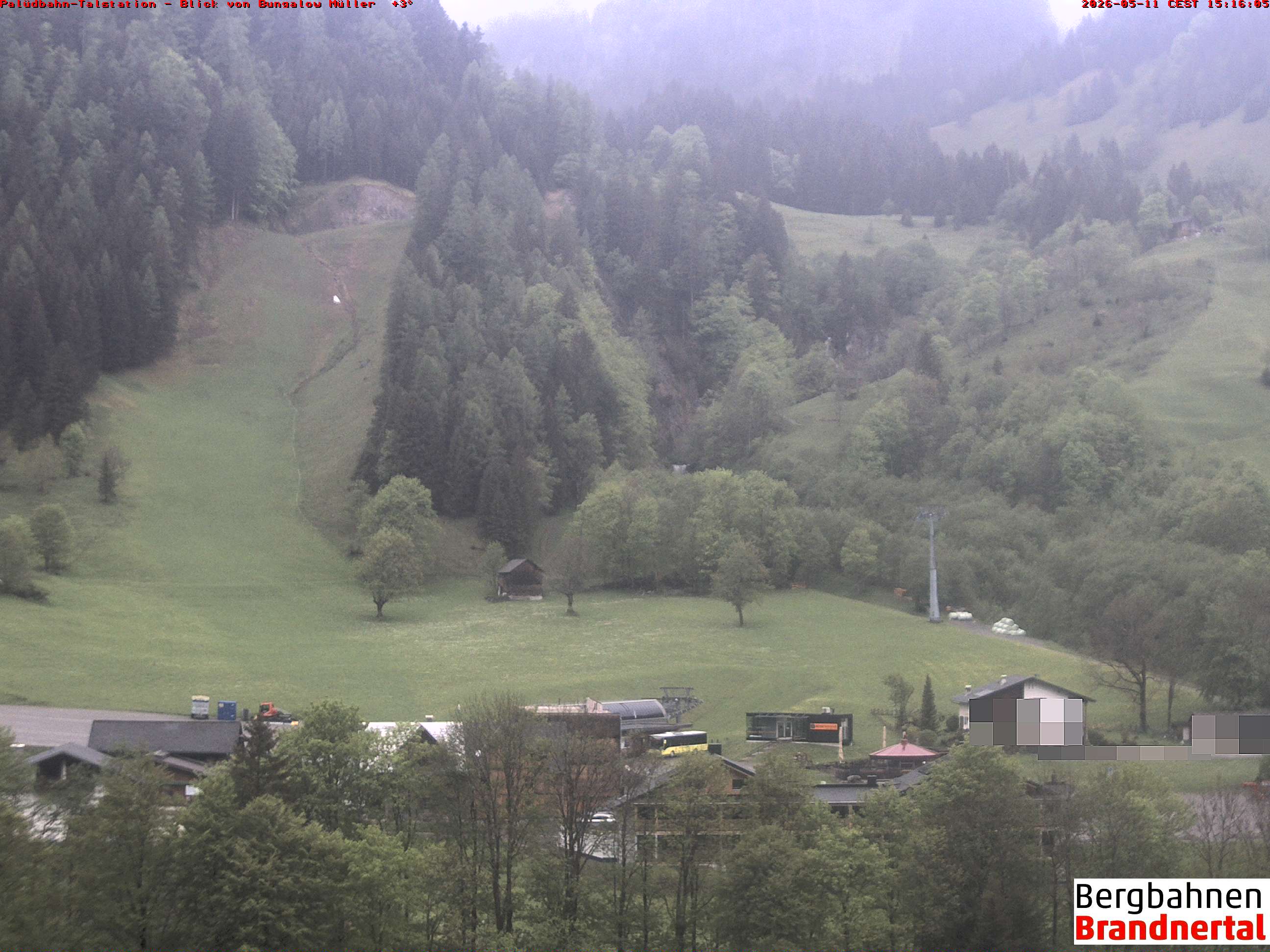 Blick auf Palüdbahn von Bungalow Müller