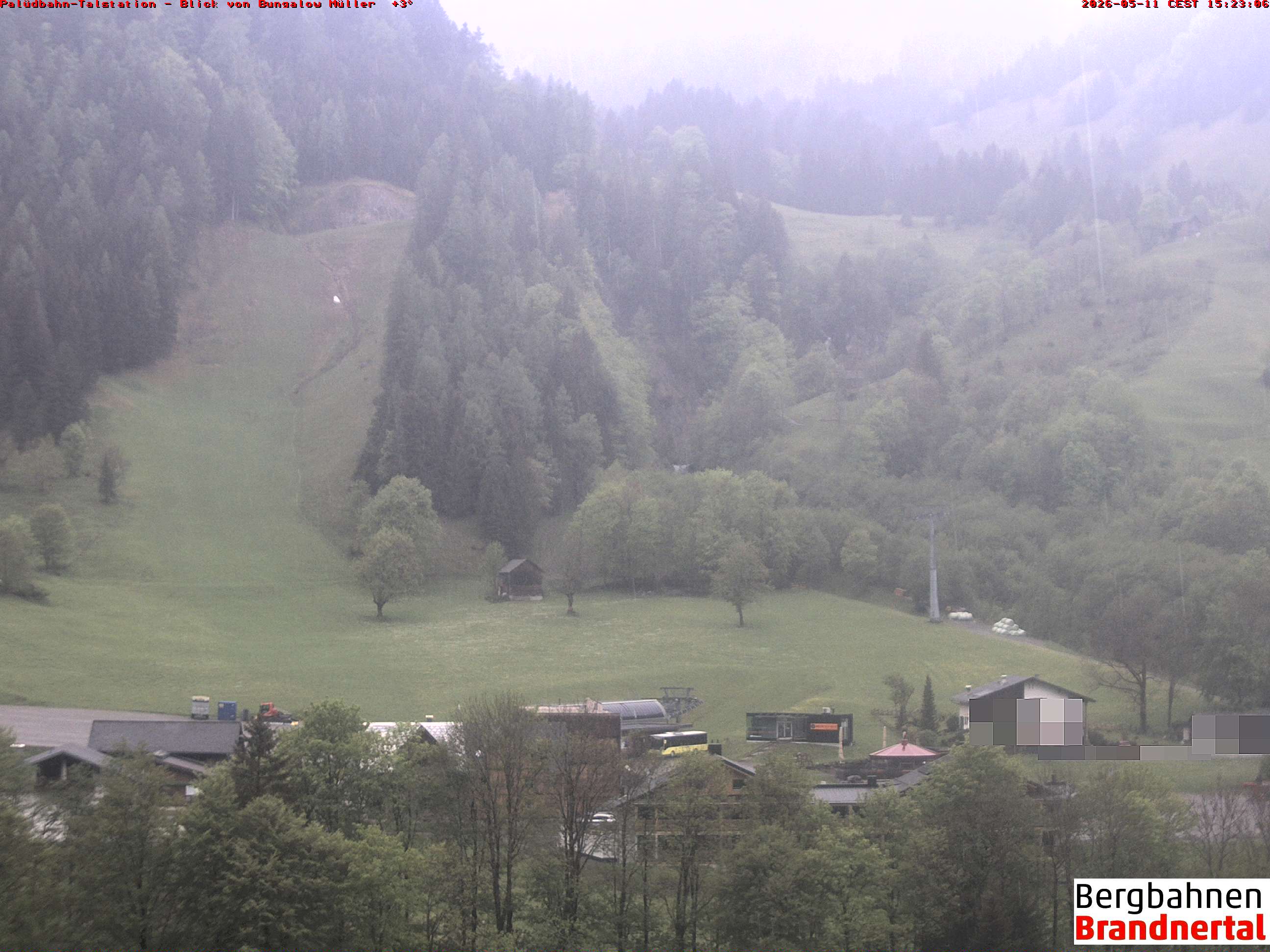 Blick auf Palüdbahn von Bungalow Müller
