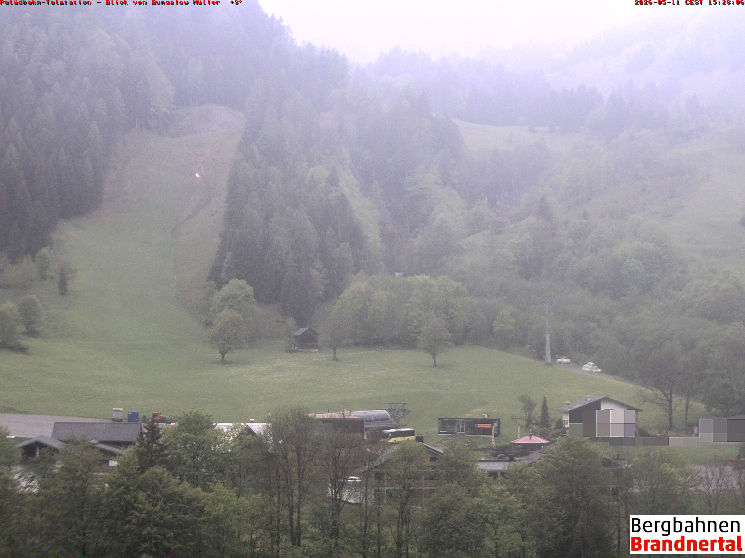Blick auf Palüdbahn von Bungalow Müller