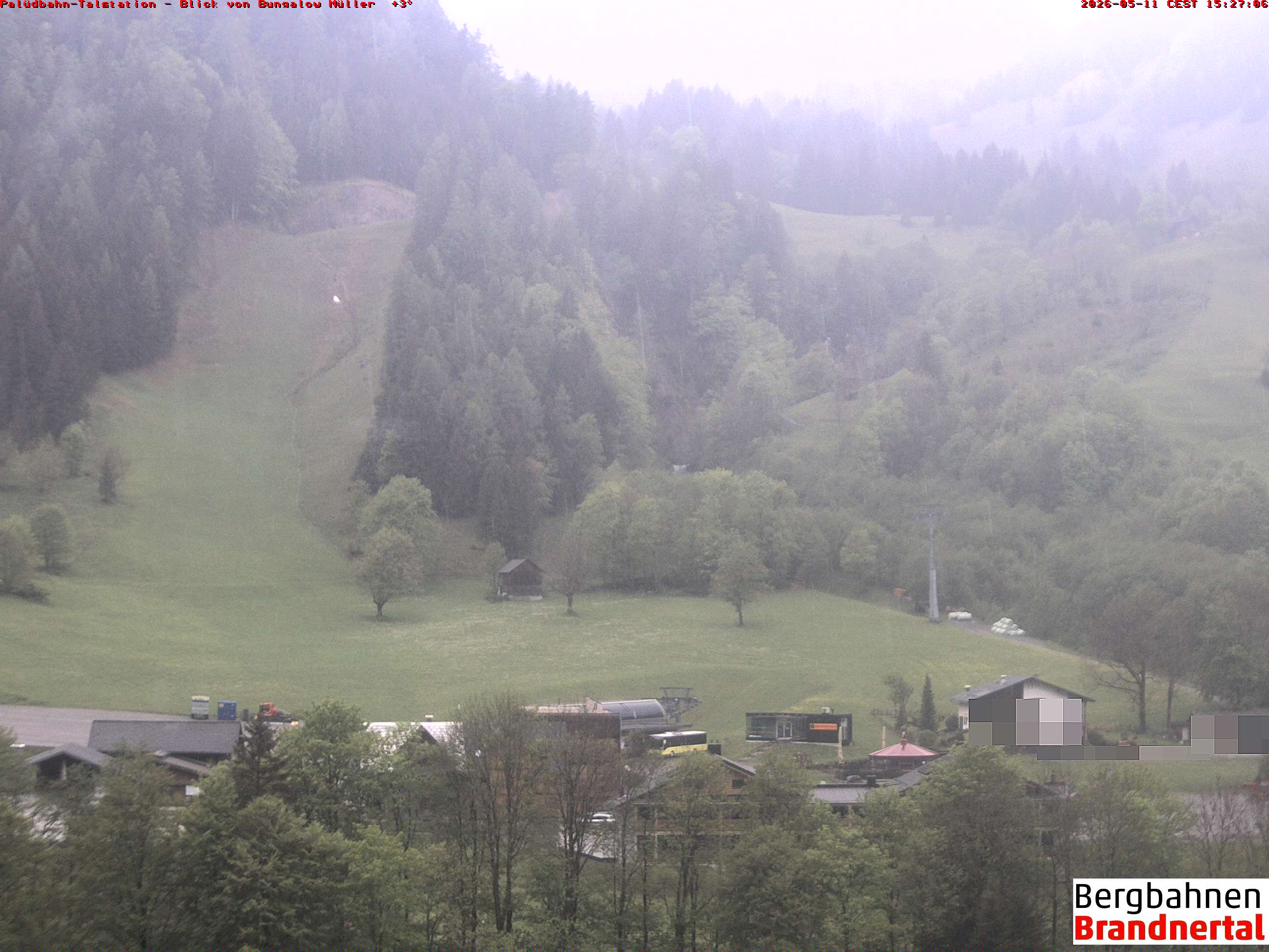 Blick auf Palüdbahn von Bungalow Müller