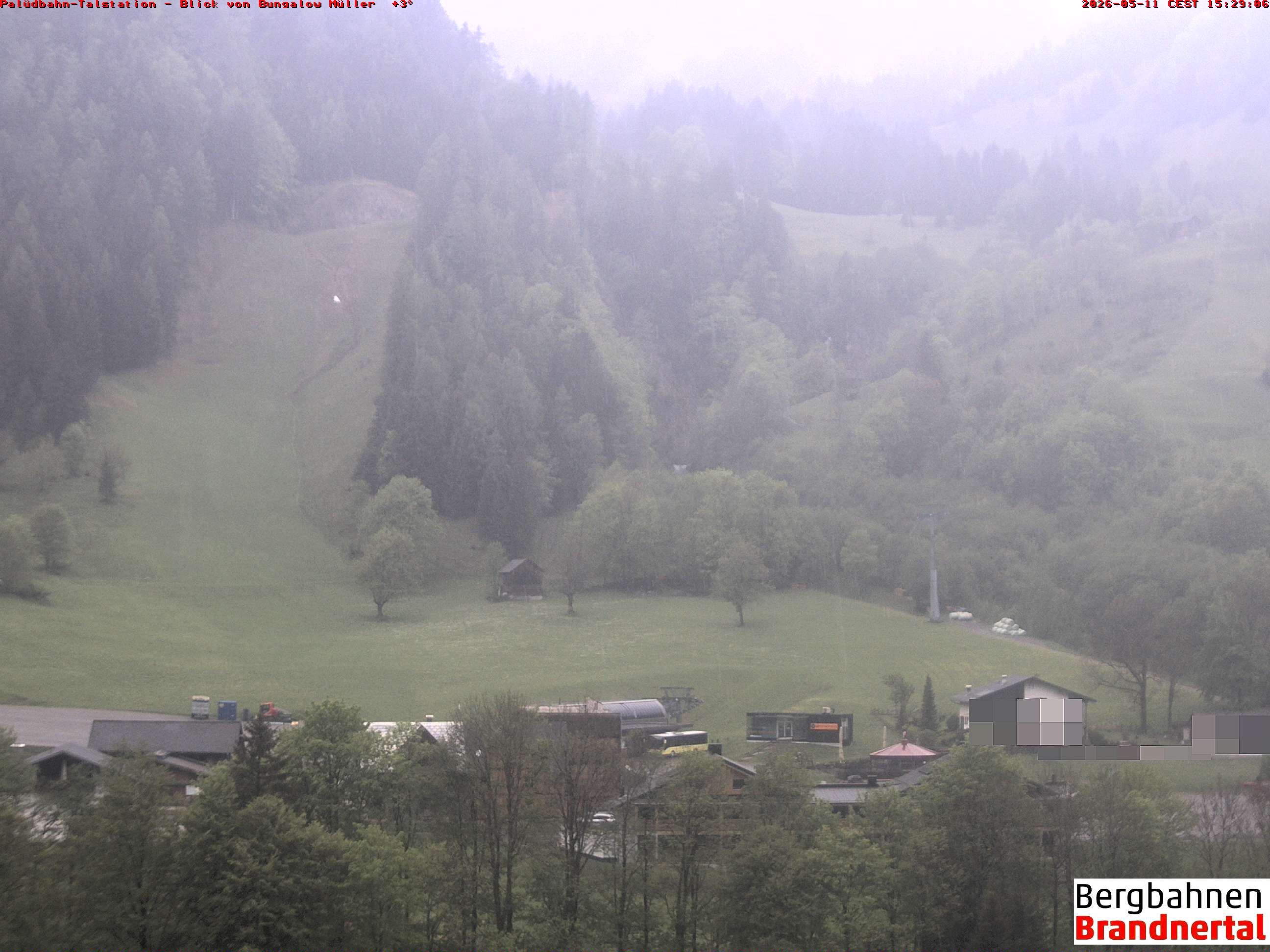 Blick auf Palüdbahn von Bungalow Müller
