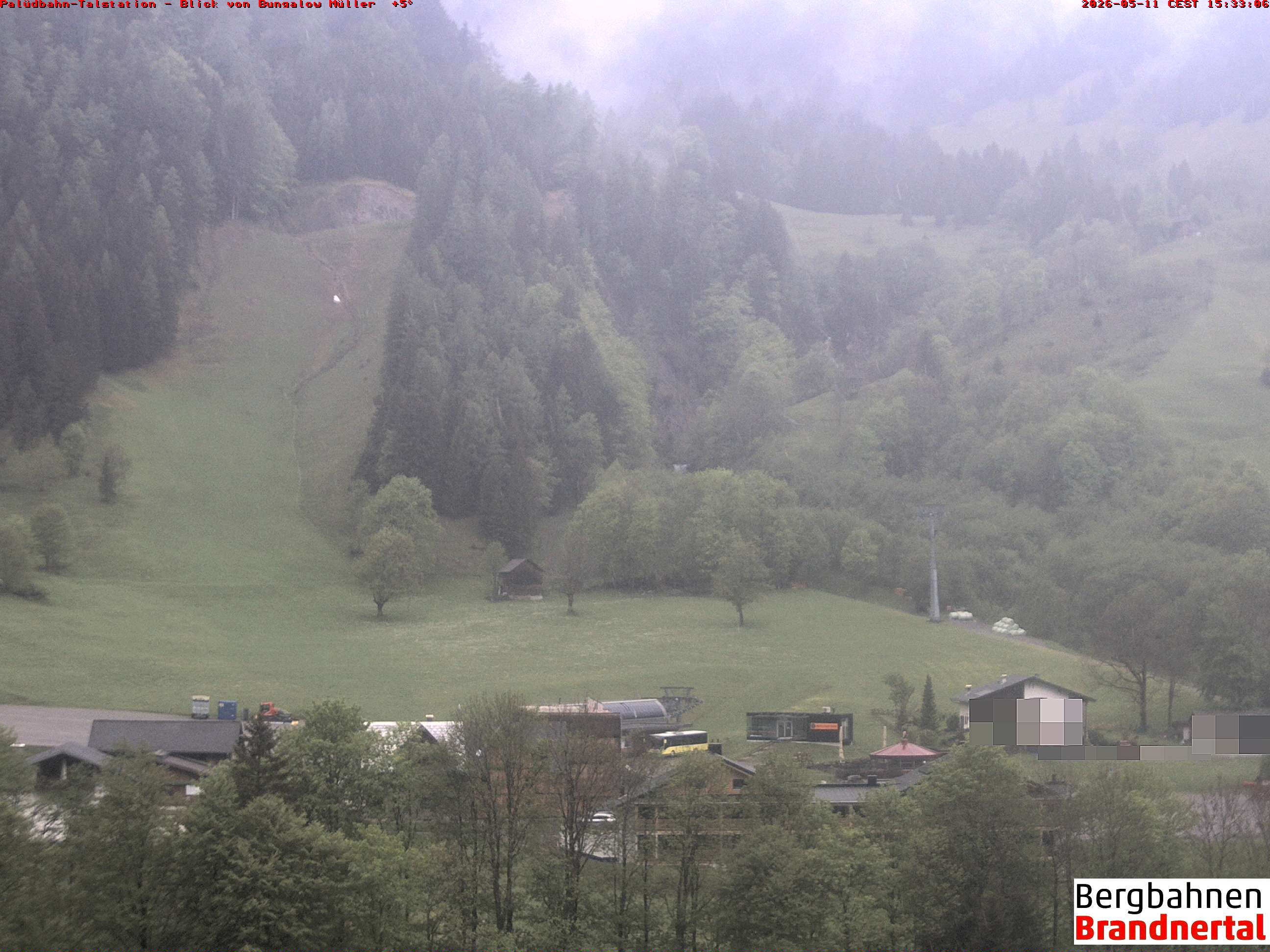 Blick auf Palüdbahn von Bungalow Müller