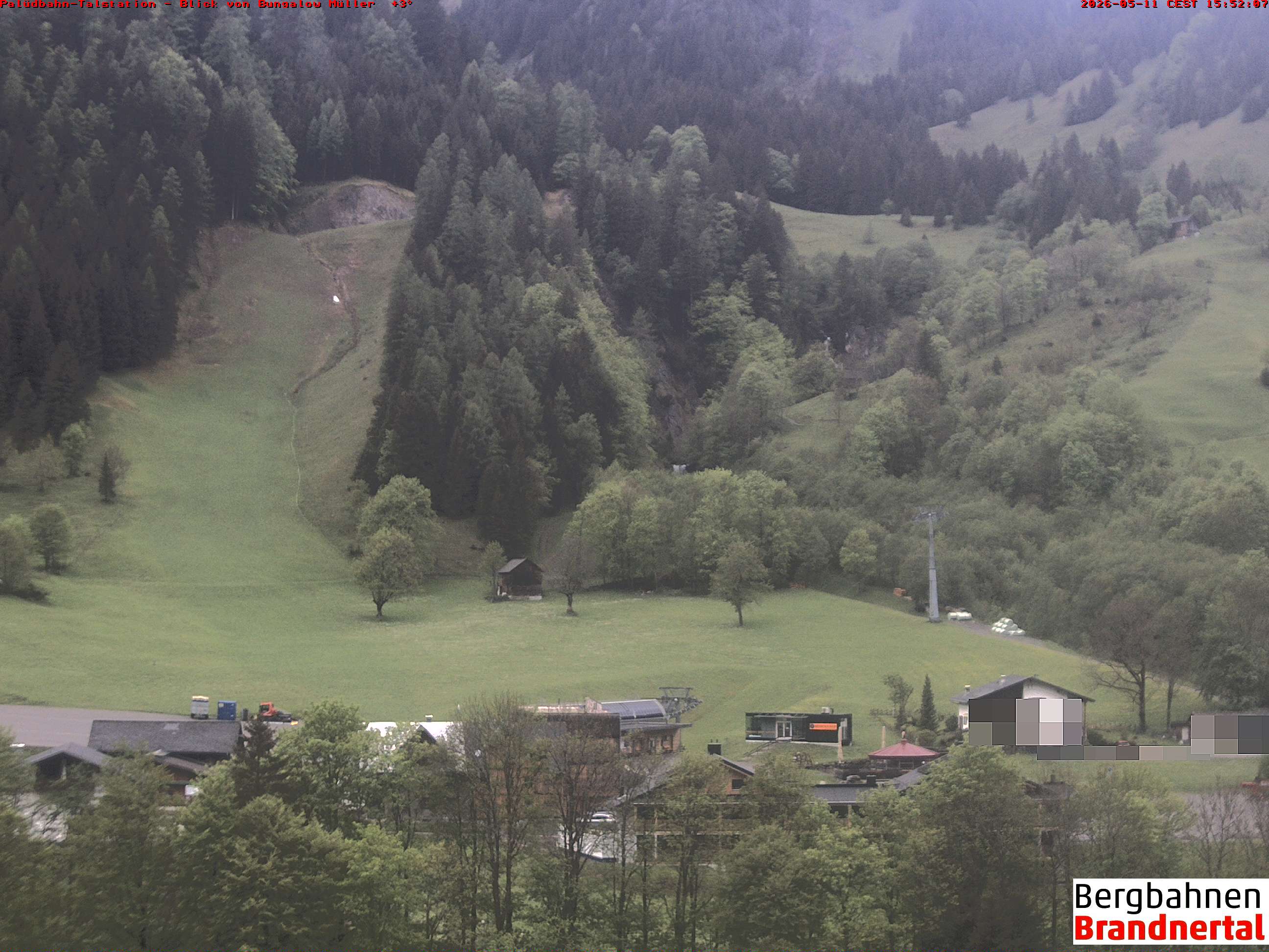 Blick auf Palüdbahn von Bungalow Müller