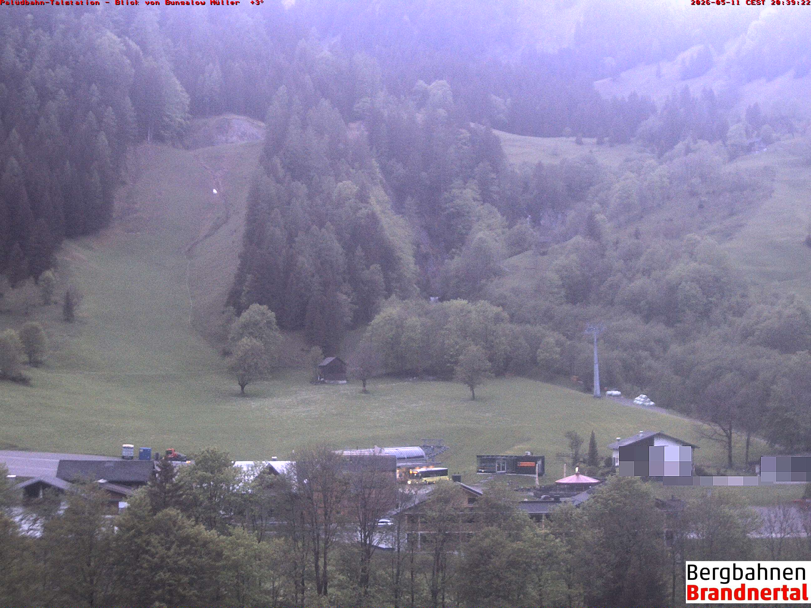 Blick auf Palüdbahn von Bungalow Müller